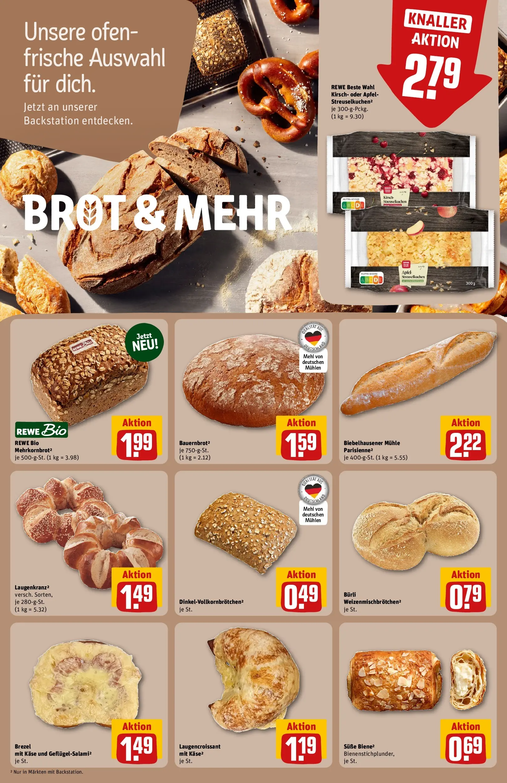REWE Prospekt ab 13.07.2026 zum Blättern » Angebote | Seite: 19 | Produkte: Ofen, Mühle, Käse, Äpfel