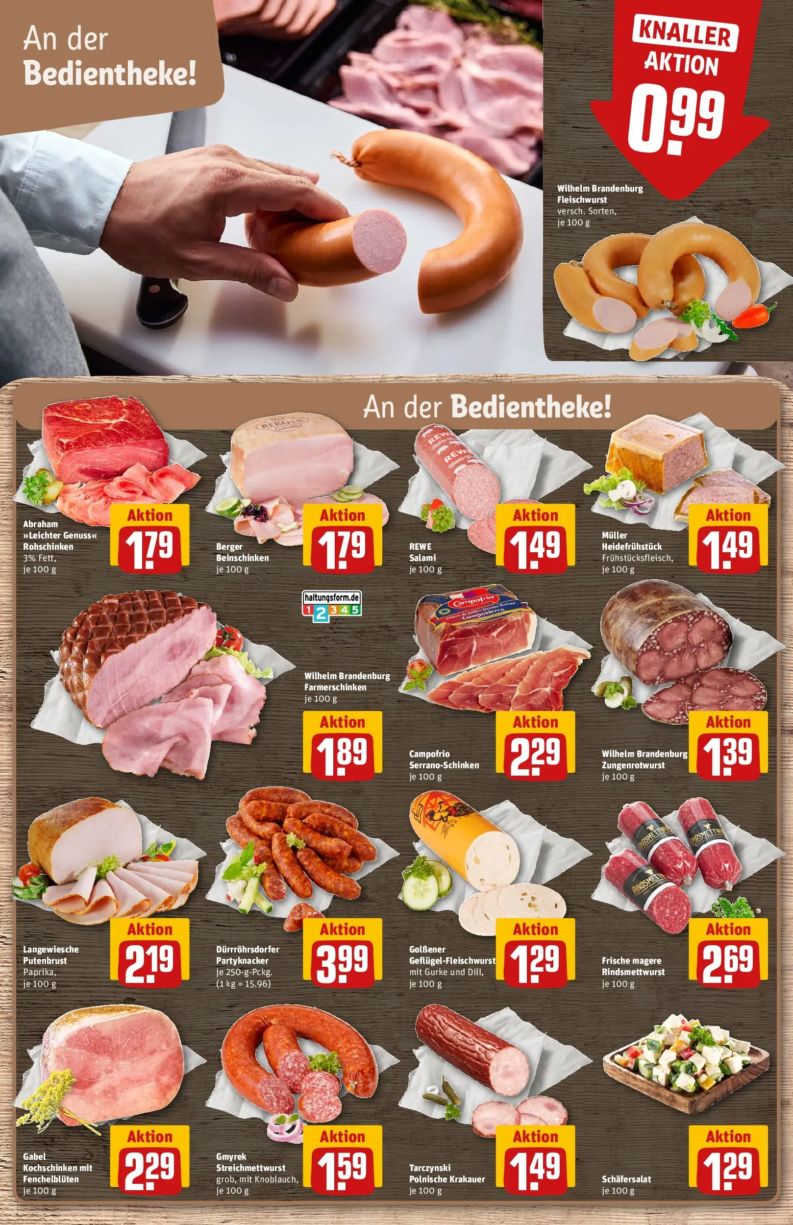 REWE Prospekt ab 13.07.2026 zum Blättern » Angebote | Seite: 10 | Produkte: Salami