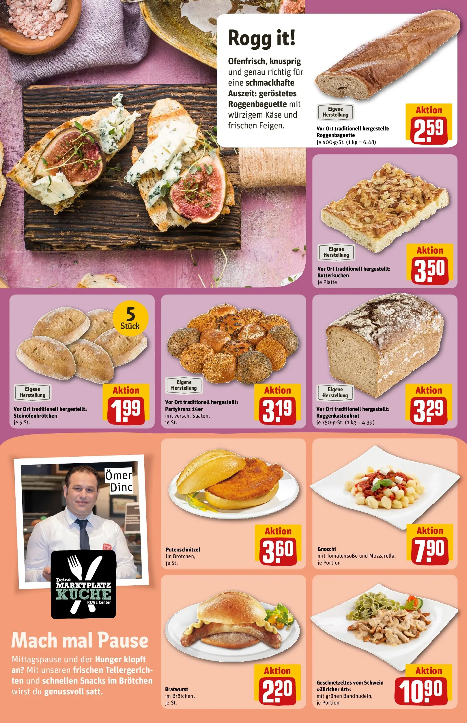 REWE Prospekt ab 13.07.2026 zum Blättern » Angebote | Seite: 13 | Produkte: Käse, Bratwurst, Küche, Putenschnitzel