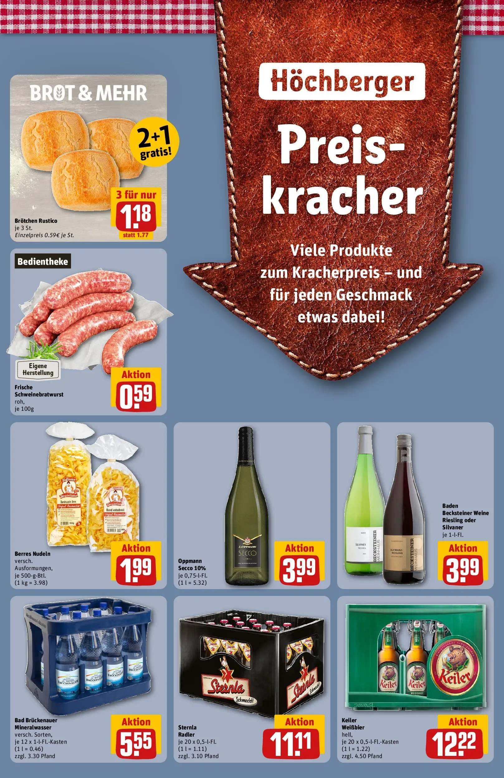 REWE Prospekt ab 13.07.2026 zum Blättern » Angebote | Seite: 35 | Produkte: Bad, Mineralwasser, Brot, Nudeln
