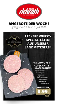 Rewe Prospekt Bergheim ab 13.07.2026 gültig | Seite: 16 | Produkte: Philadelphia, Baguette, Kräuterbutter, Knoblauch
