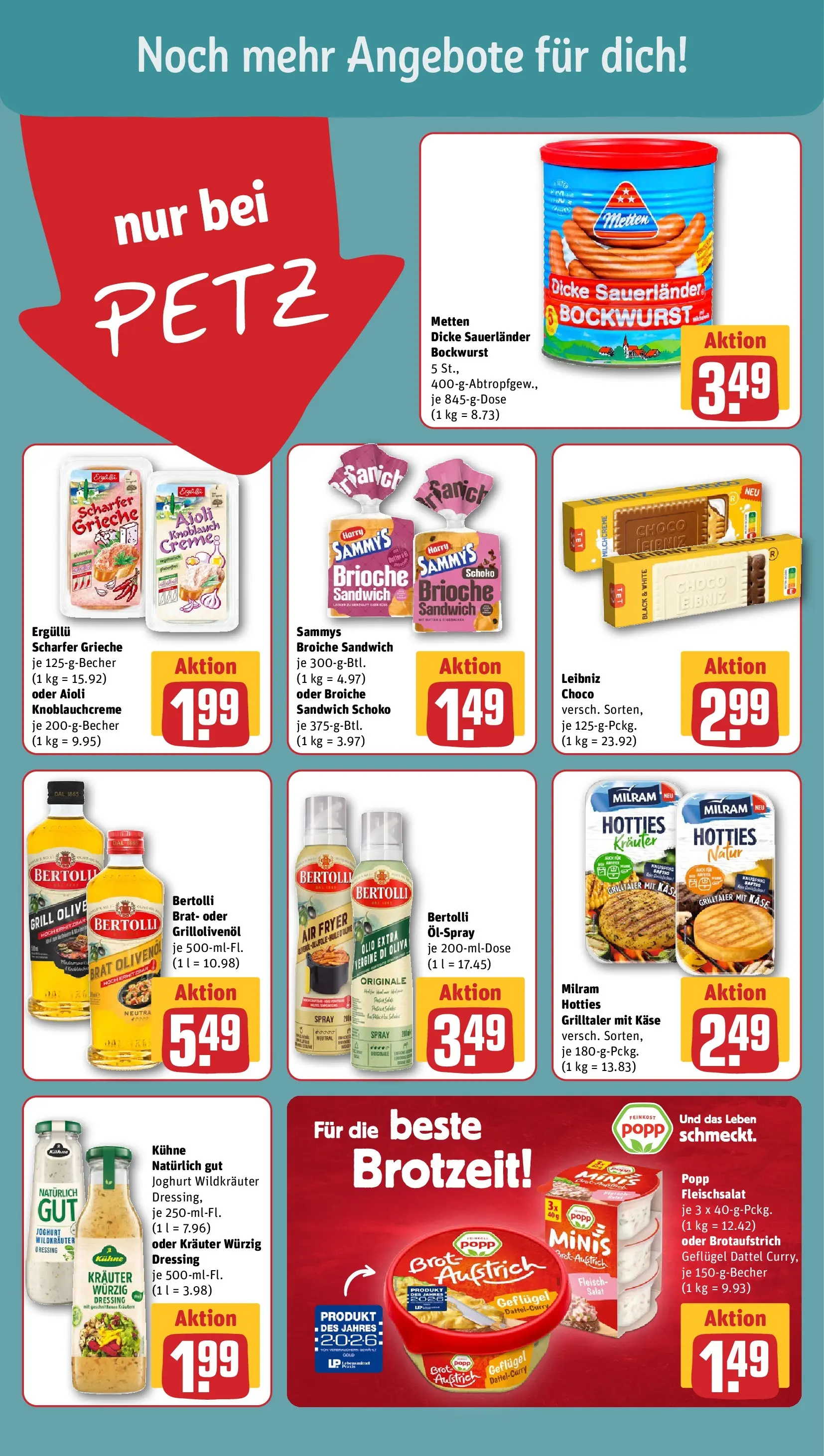 REWE Prospekt ab 13.07.2026 zum Blättern » Angebote | Seite: 14 | Produkte: Käse, Olivenol, Knoblauch, Salat