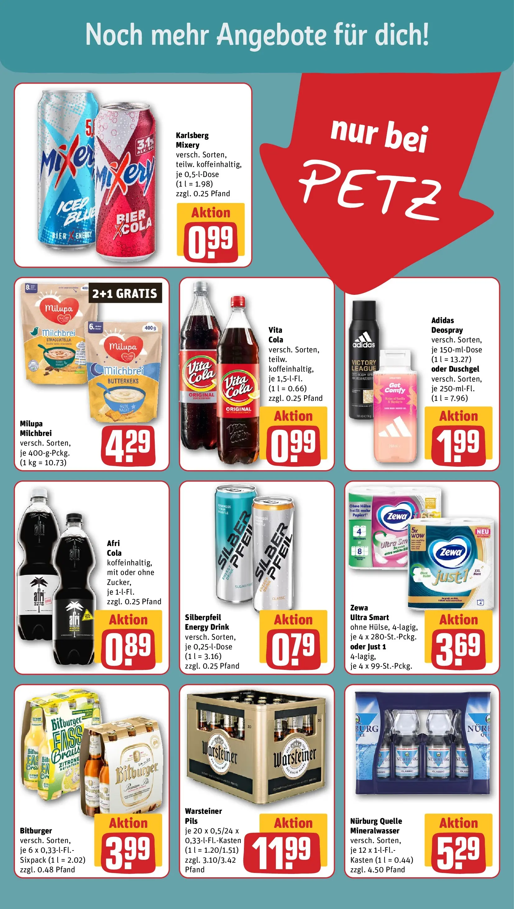 REWE Prospekt ab 13.07.2026 zum Blättern » Angebote | Seite: 15 | Produkte: Energy, Pils, Duschgel, Warsteiner