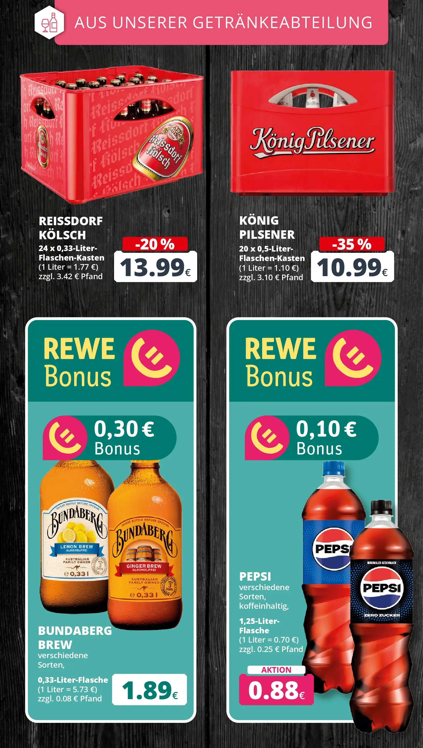 REWE Prospekt ab 13.07.2026 zum Blättern » Angebote | Seite: 19 | Produkte: Zucker, Pepsi