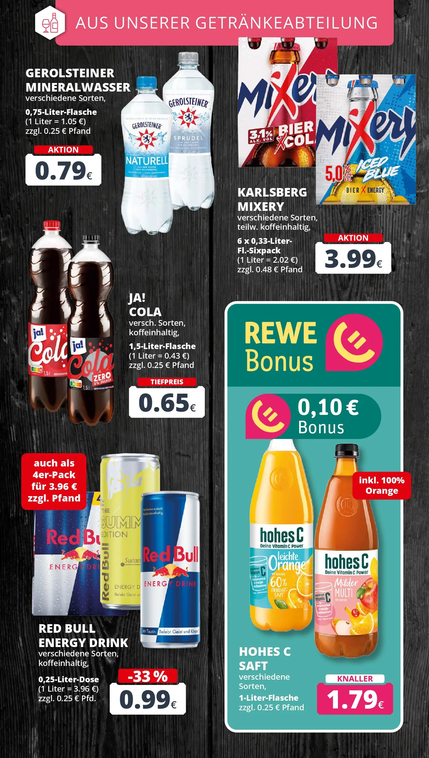 REWE Prospekt ab 13.07.2026 zum Blättern » Angebote | Seite: 20 | Produkte: Bier, Zucker, Hohes c, Mixery