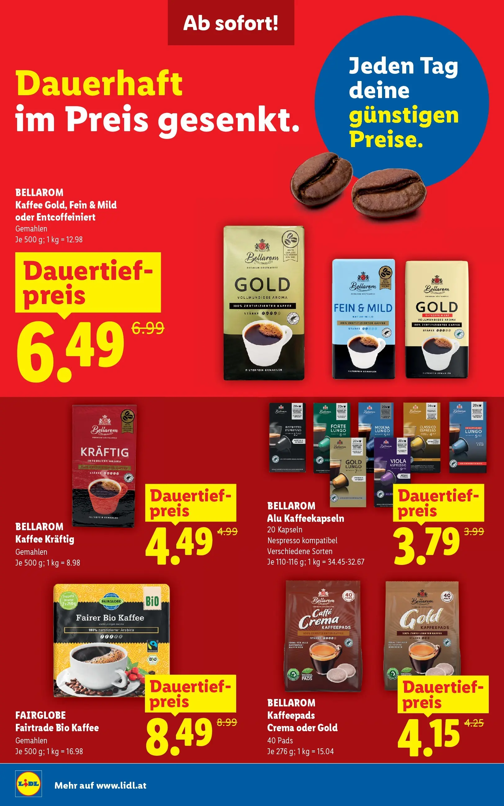 Lidl - Lidl ab 15.07.2026 - Angebote ab donnerstag | Seite: 4 | Produkte: Kaffee