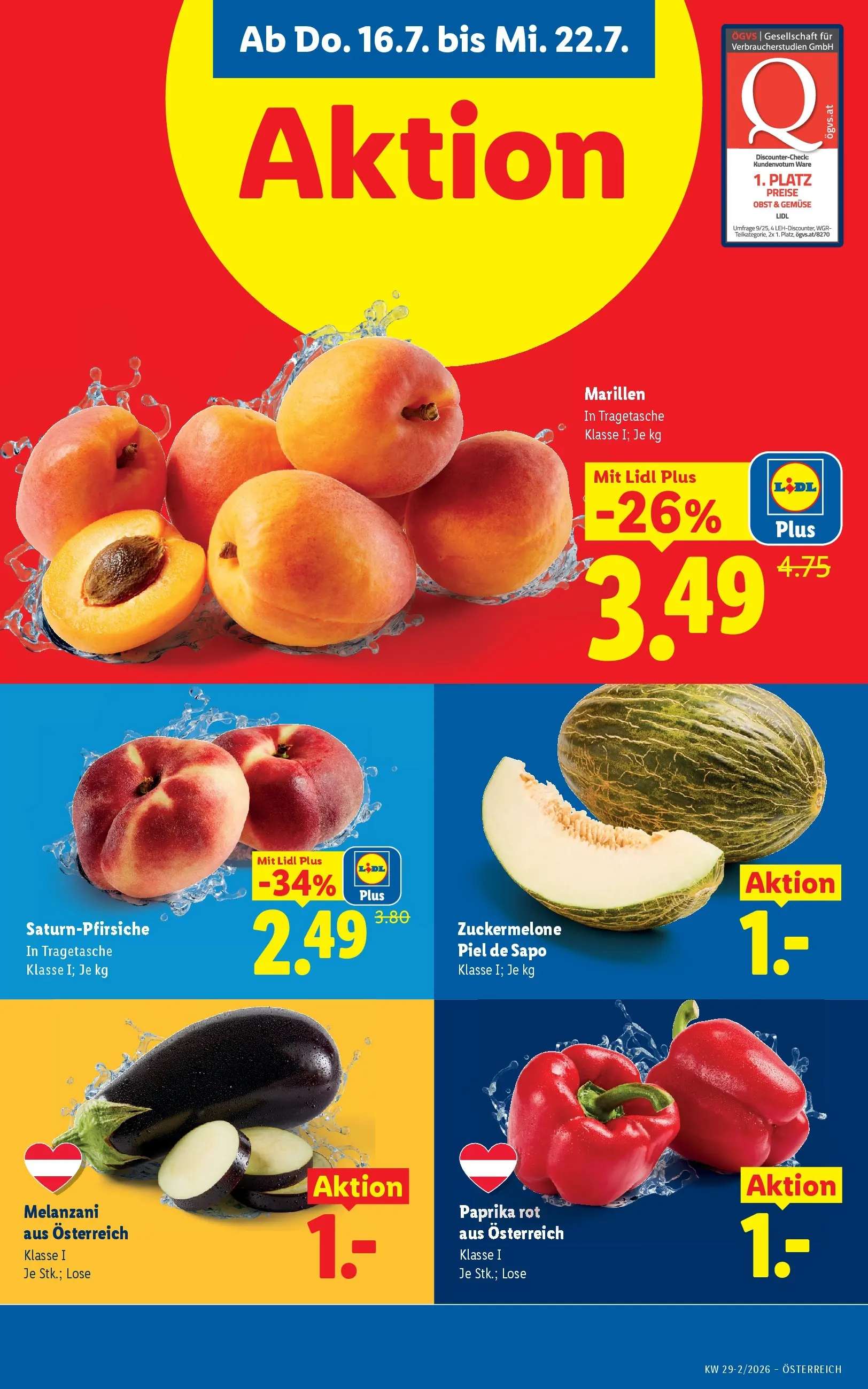 Lidl - Lidl ab 15.07.2026 - Angebote ab donnerstag | Seite: 5 | Produkte: Gemüse, Obst