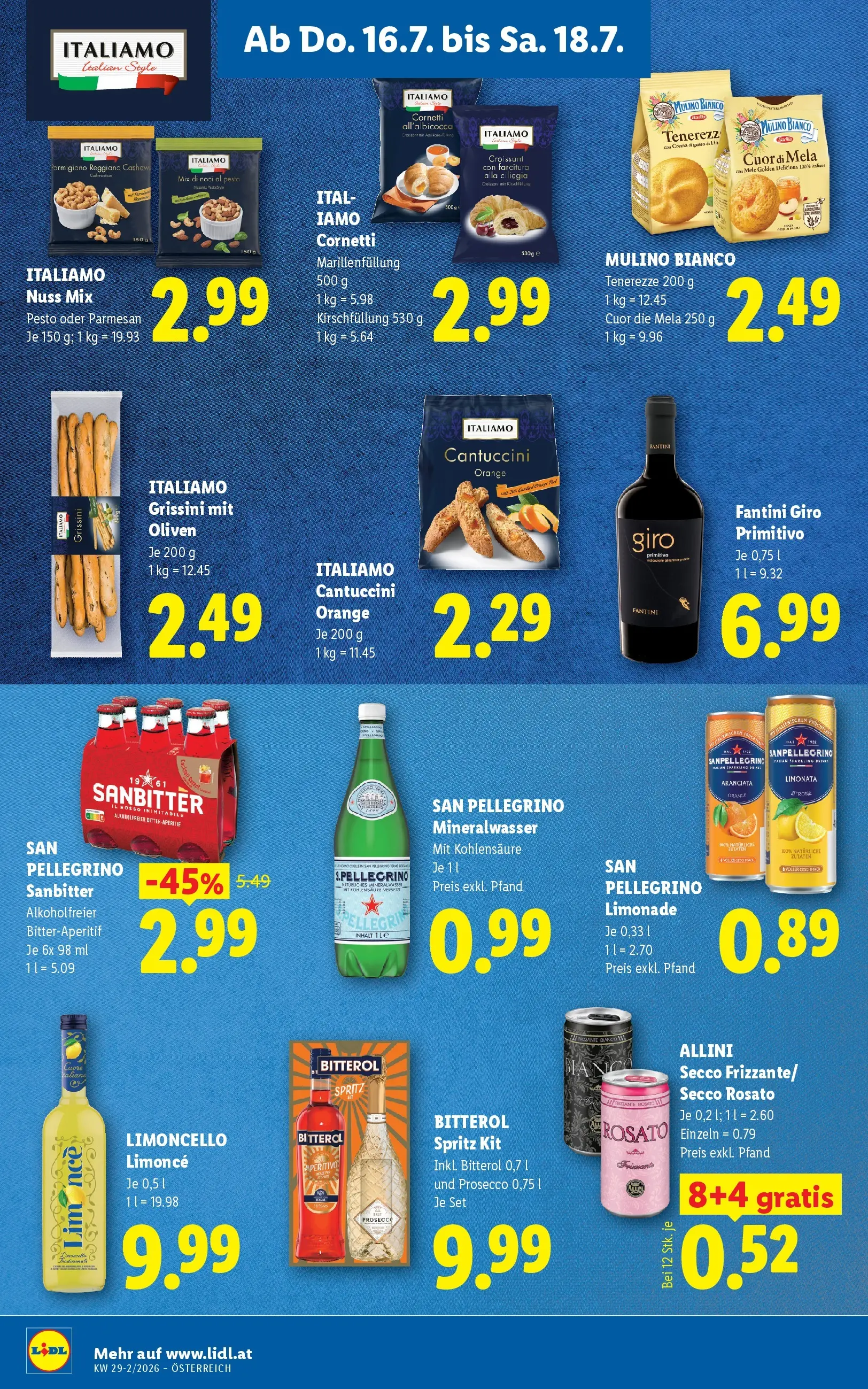 Lidl - Lidl ab 15.07.2026 - Angebote ab donnerstag | Seite: 18 | Produkte: Zitrone, Szeder, Butter