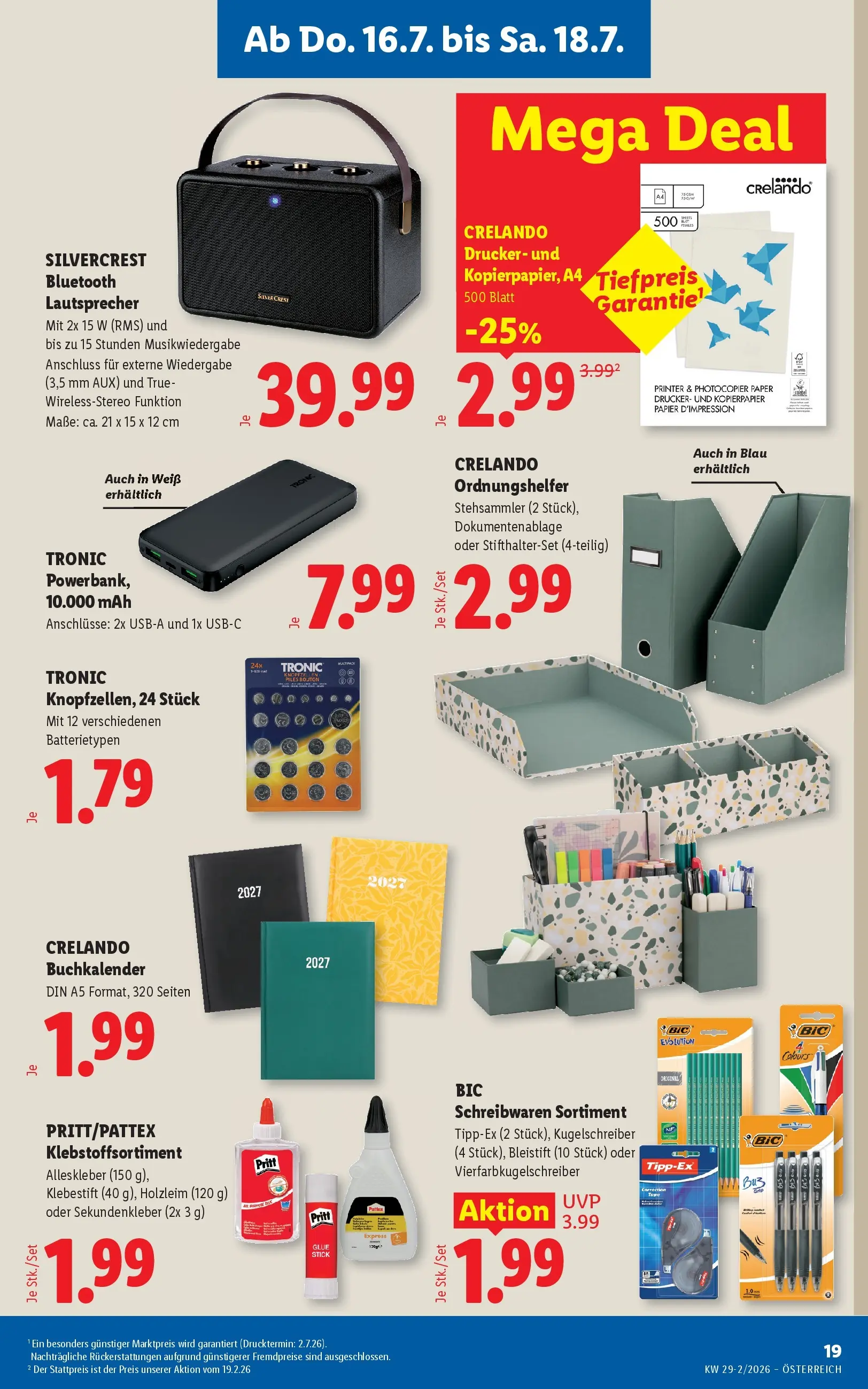Lidl - Lidl ab 15.07.2026 - Angebote ab donnerstag | Seite: 23 | Produkte: Drucker, Lautsprecher