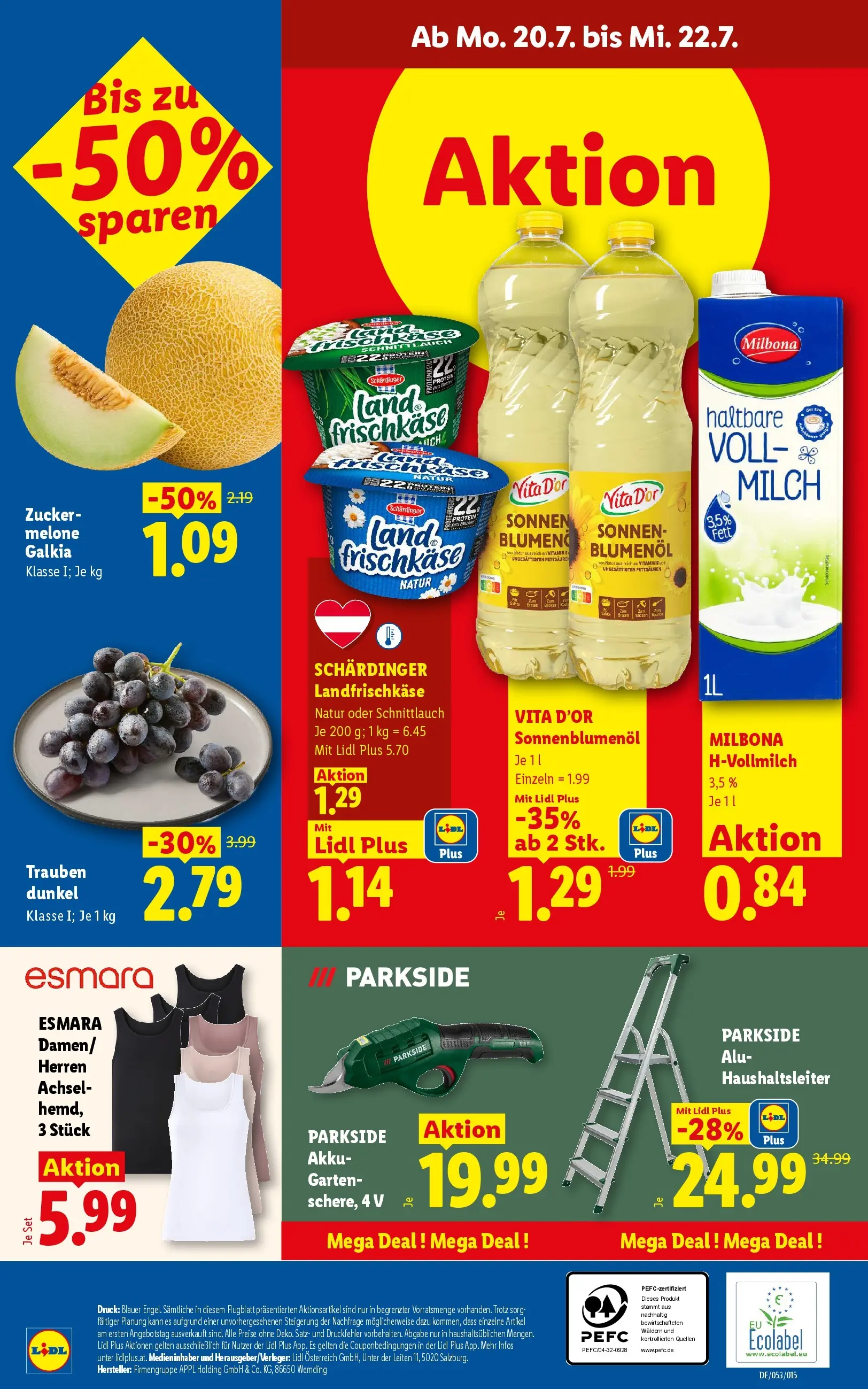 Lidl - Lidl ab 15.07.2026 - Angebote ab donnerstag | Seite: 30 | Produkte: Zucker, Melone, Milch