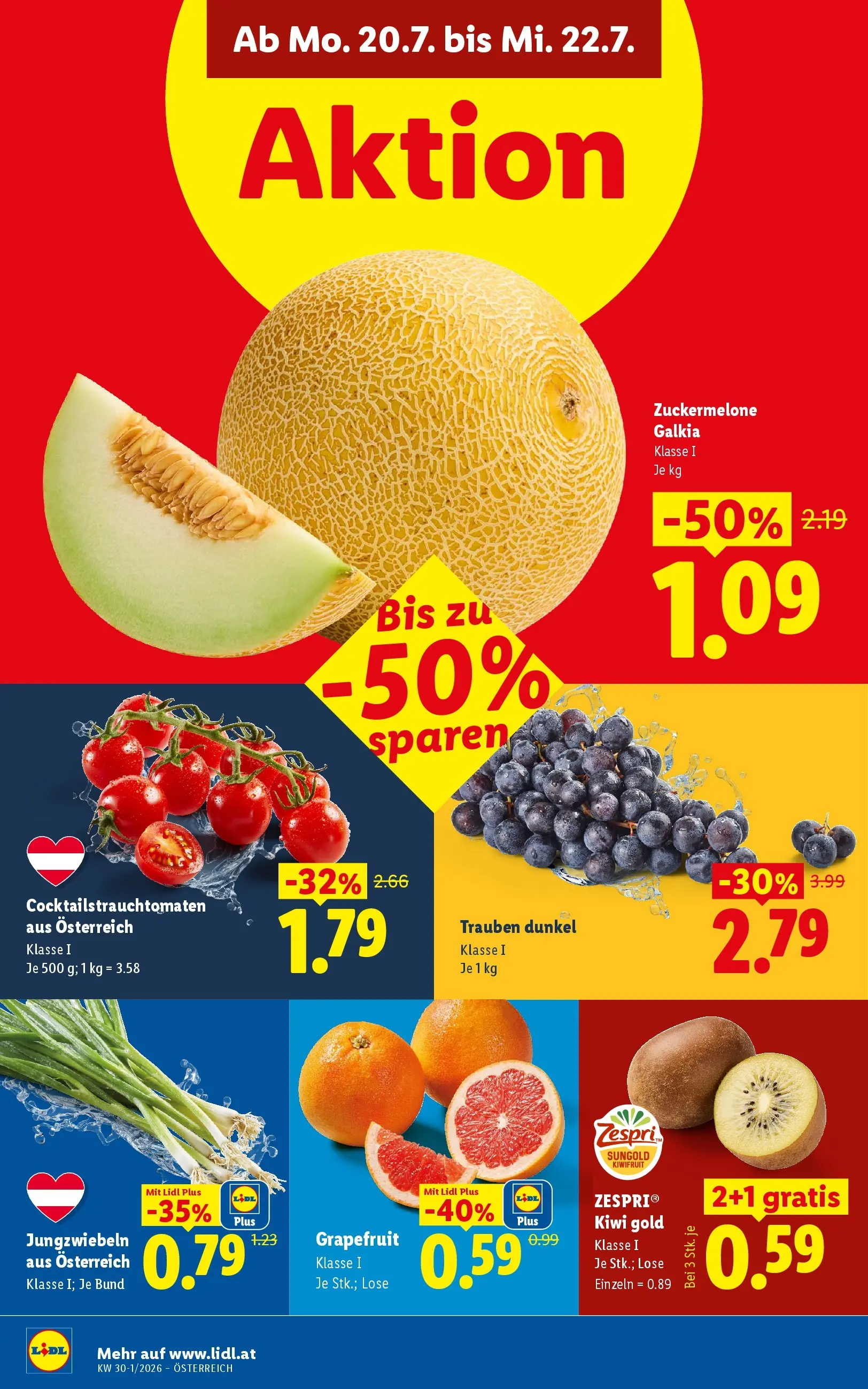 Lidl - Lidl ab 15.07.2026 - Angebote ab donnerstag | Seite: 39 | Produkte: Kiwi, Grapefruit