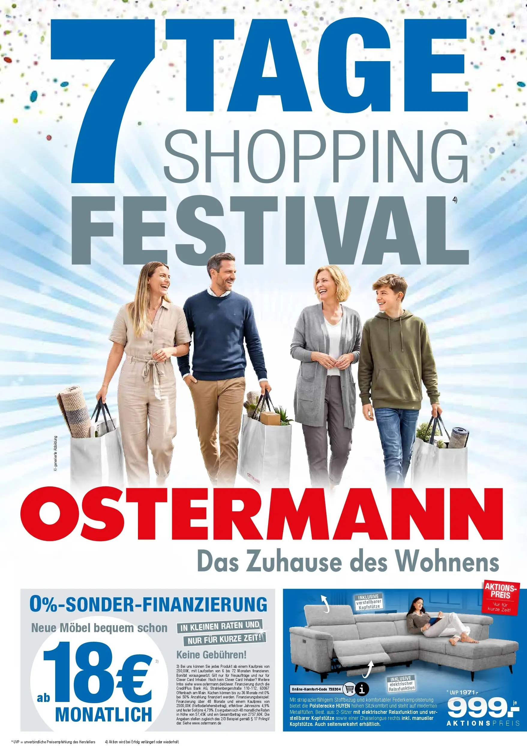 Ostermann - Möbel Ostermann: Neue Möbel wirken Wunder. (ab 18.07.2026) zum Blättern | Seite: 1 | Produkte: Kuchen
