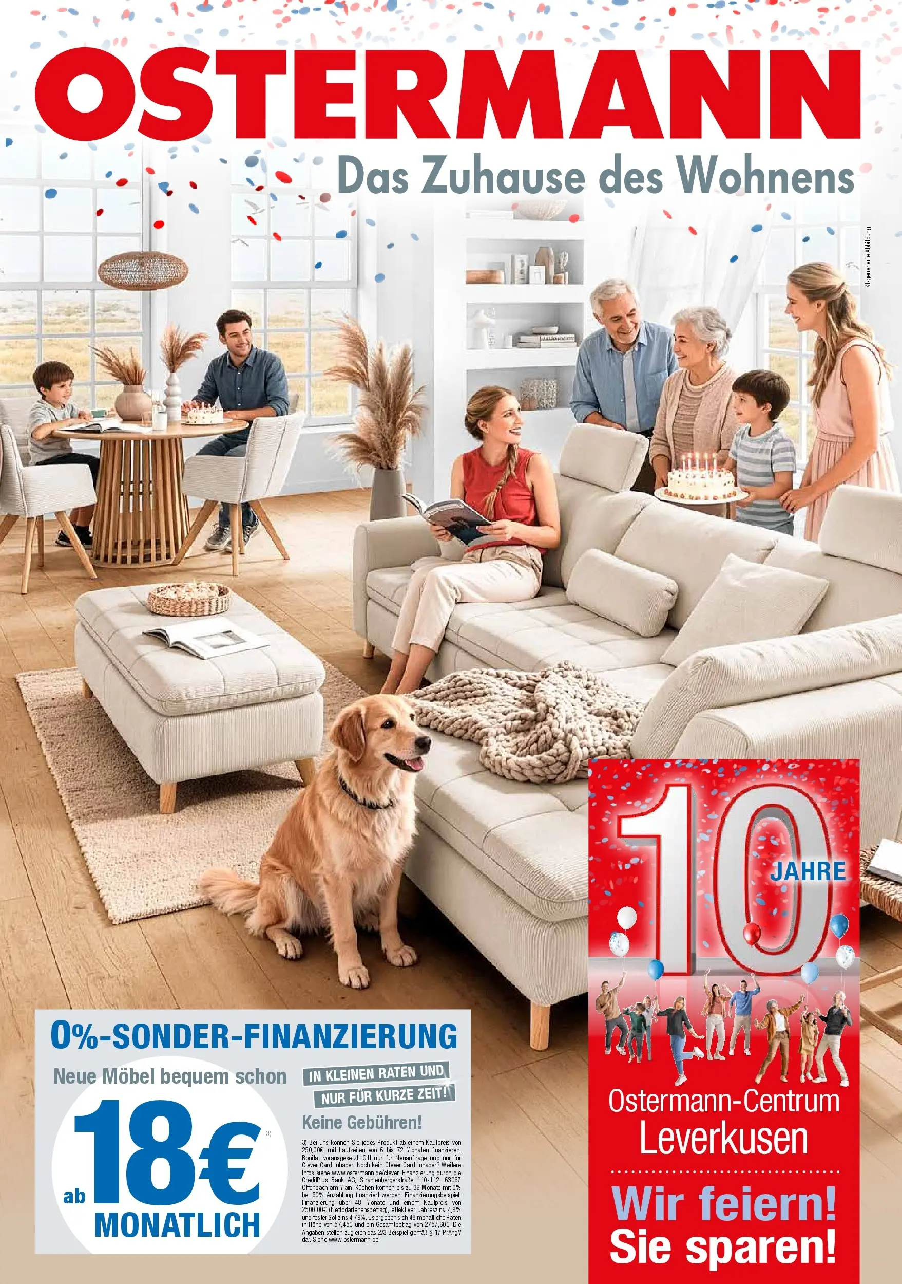 Ostermann - Möbel Ostermann: Neue Möbel wirken Wunder. (ab 18.07.2026) zum Blättern | Seite: 1 | Produkte: Kuchen