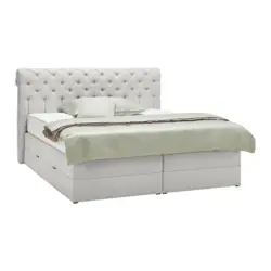 Boxspringbett Belano Grau ca. 200x200cm