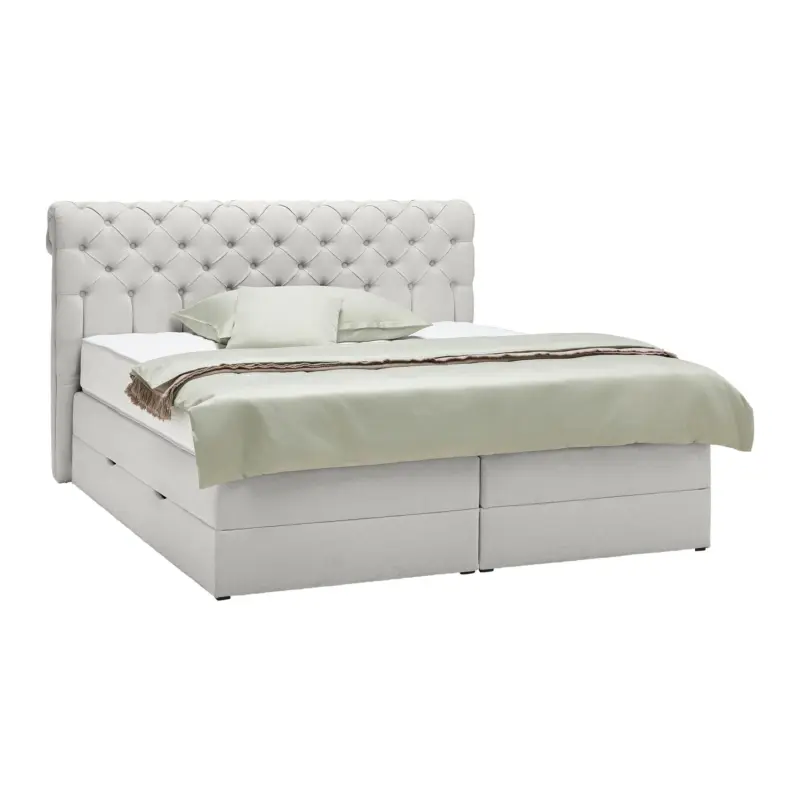 Boxspringbett Belano Grau ca. 200x200cm