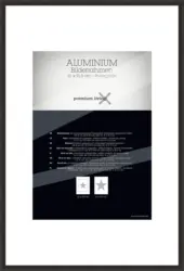 Bilderrahmen Aluminium ca. 61x91,5cm