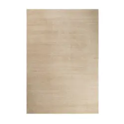 Hochflor Teppich Hellbraun Loft 70x140 cm
