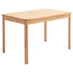 XXXLutz Lauterach - Ihr M&ouml;belhaus bei Bregenz Esstisch 120/80/76 cm Echtholz Holz schnell aufzubauende und stabile Arbeitsfl&auml;che rechteckig Kernbuche
