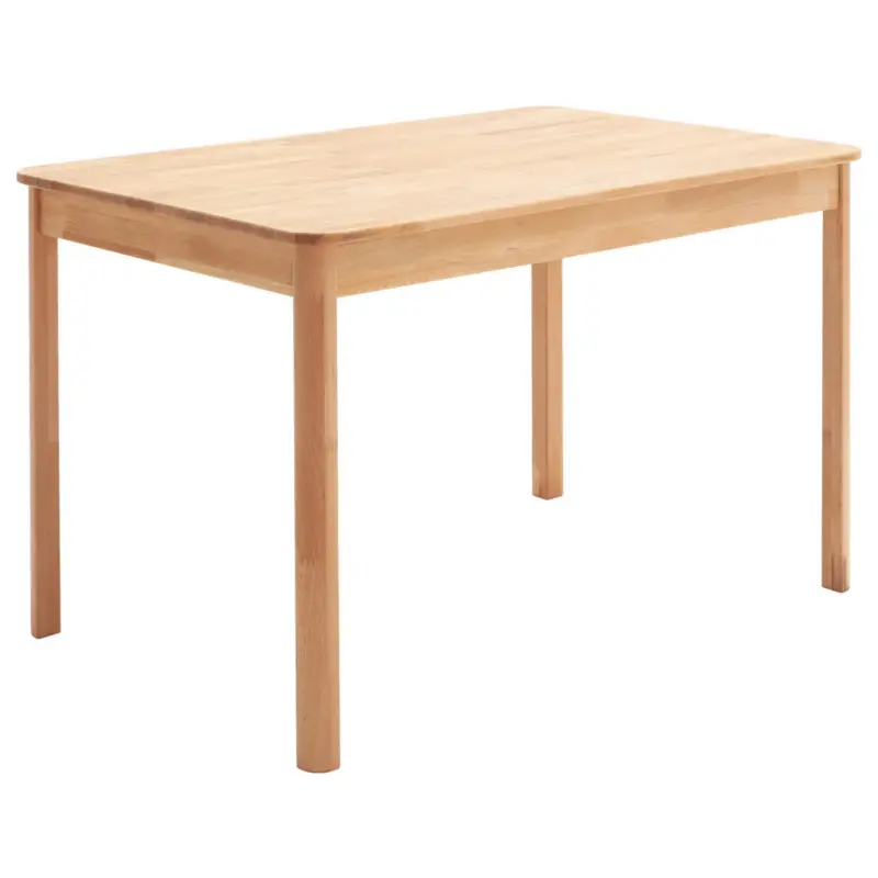 Esstisch 120/80/76 cm Echtholz Holz schnell aufzubauende und stabile Arbeitsfl&auml;che rechteckig Kernbuche