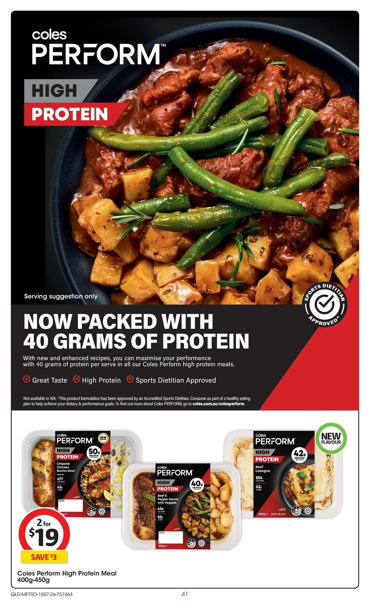 ﻿Coles catalogue valid from 15/07/2026 > Online Australia | Page: 41 | Products: Chicken, Beef, Sauce, Pepper
