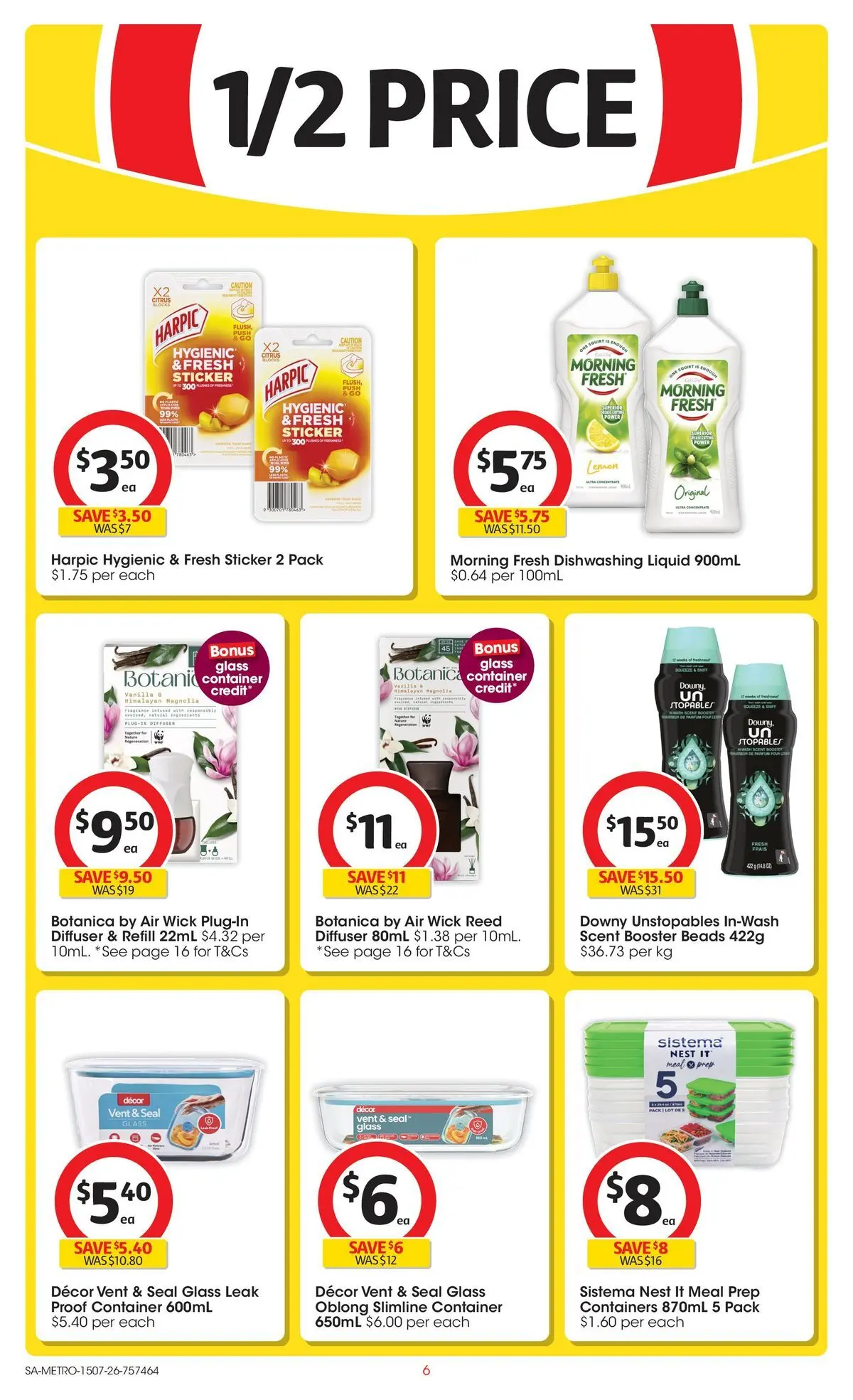 ﻿Coles catalogue valid from 15/07/2026 > Online Australia | Page: 6 | Products: Decor, Lemon