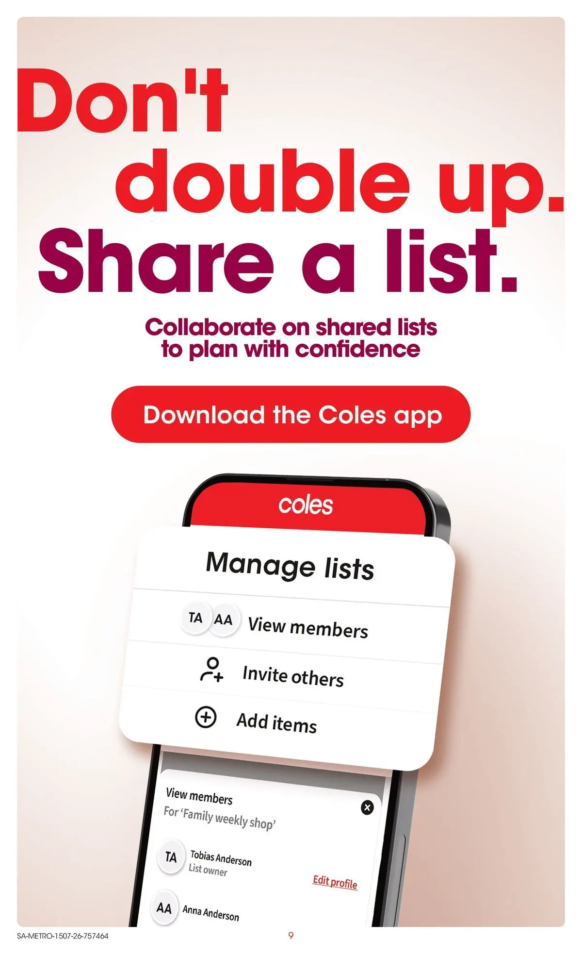 ﻿Coles catalogue valid from 15/07/2026 > Online Australia | Page: 9