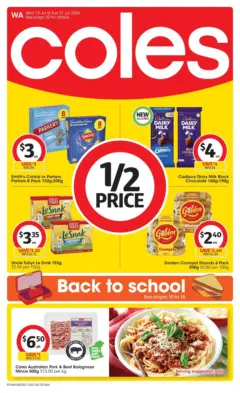 Preview of Coles catalogue WA - valid from 15/07/2026