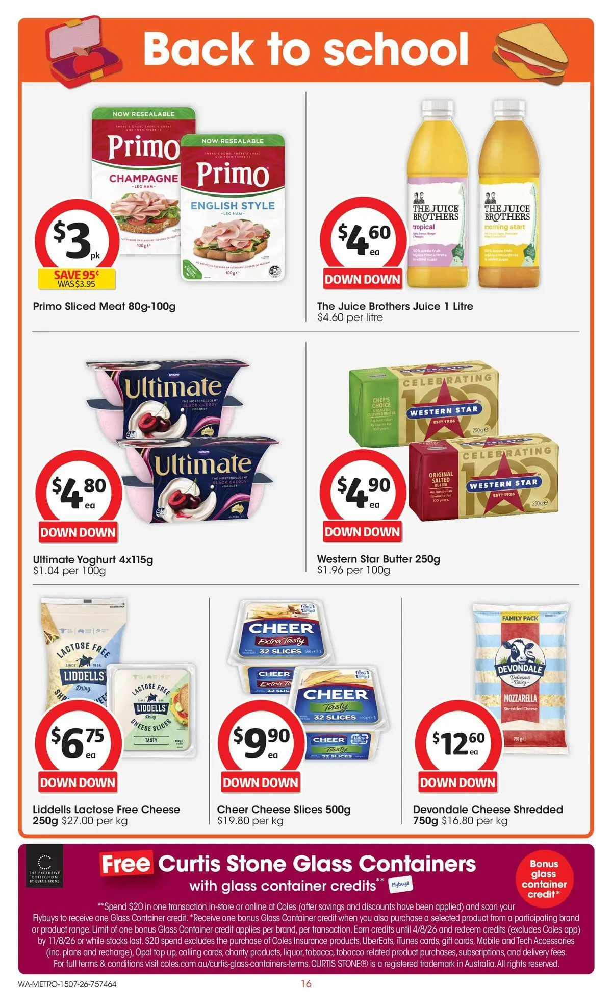 ﻿Coles catalogue valid from 15/07/2026 > Online Australia | Page: 16 | Products: Butter, Yoghurt, Accessories, Mobile