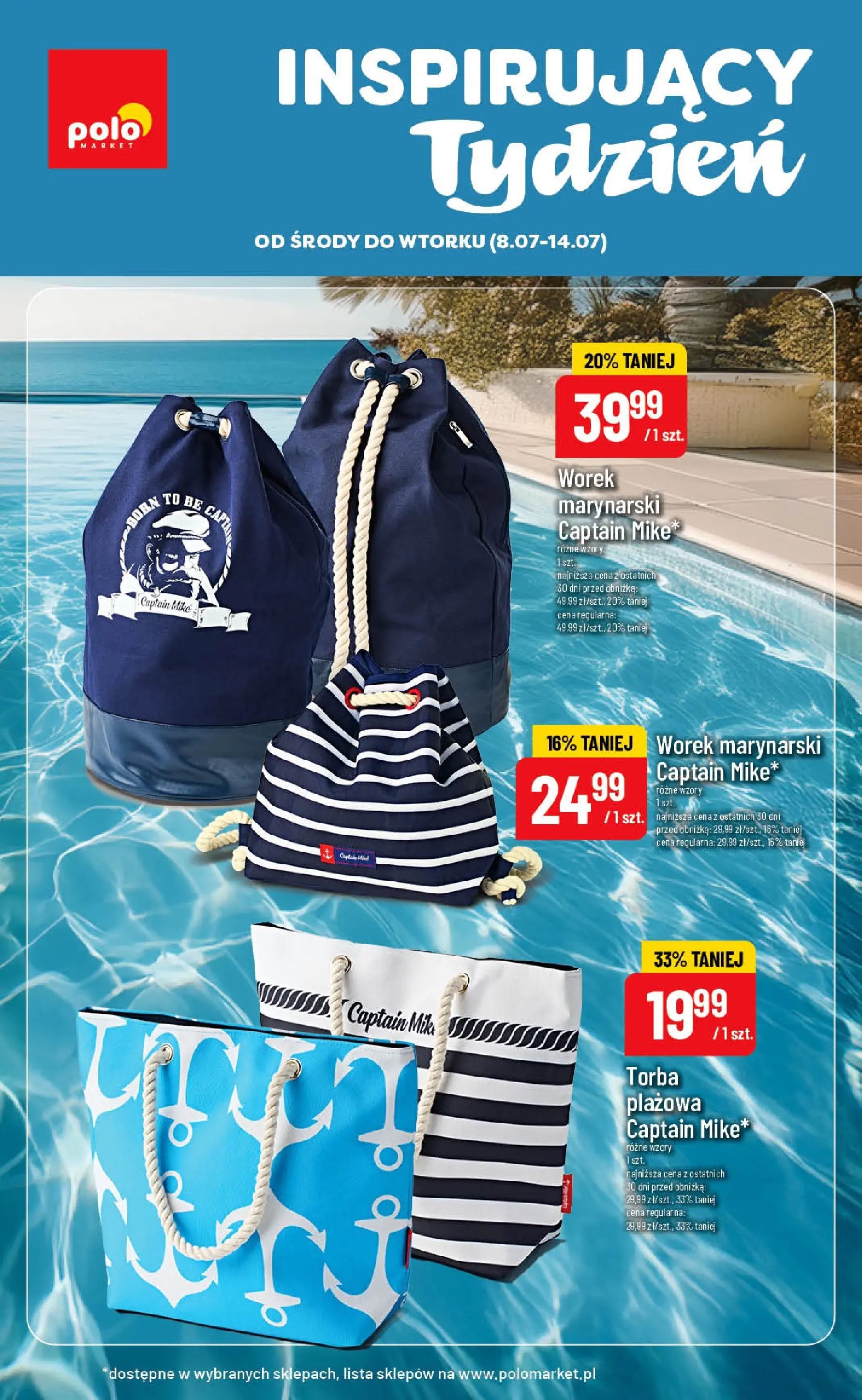 Nowa POLOmarket gazetka od jutra 08.07.2026 | Strona: 1 | Produkty: Torba
