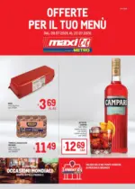 Metro Offerte per il tuo men&ugrave; - MAXI - al 22.07.2026