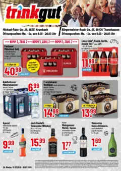 Trinkgut Prospekt Krumbach ab 13.07.2026 gültig