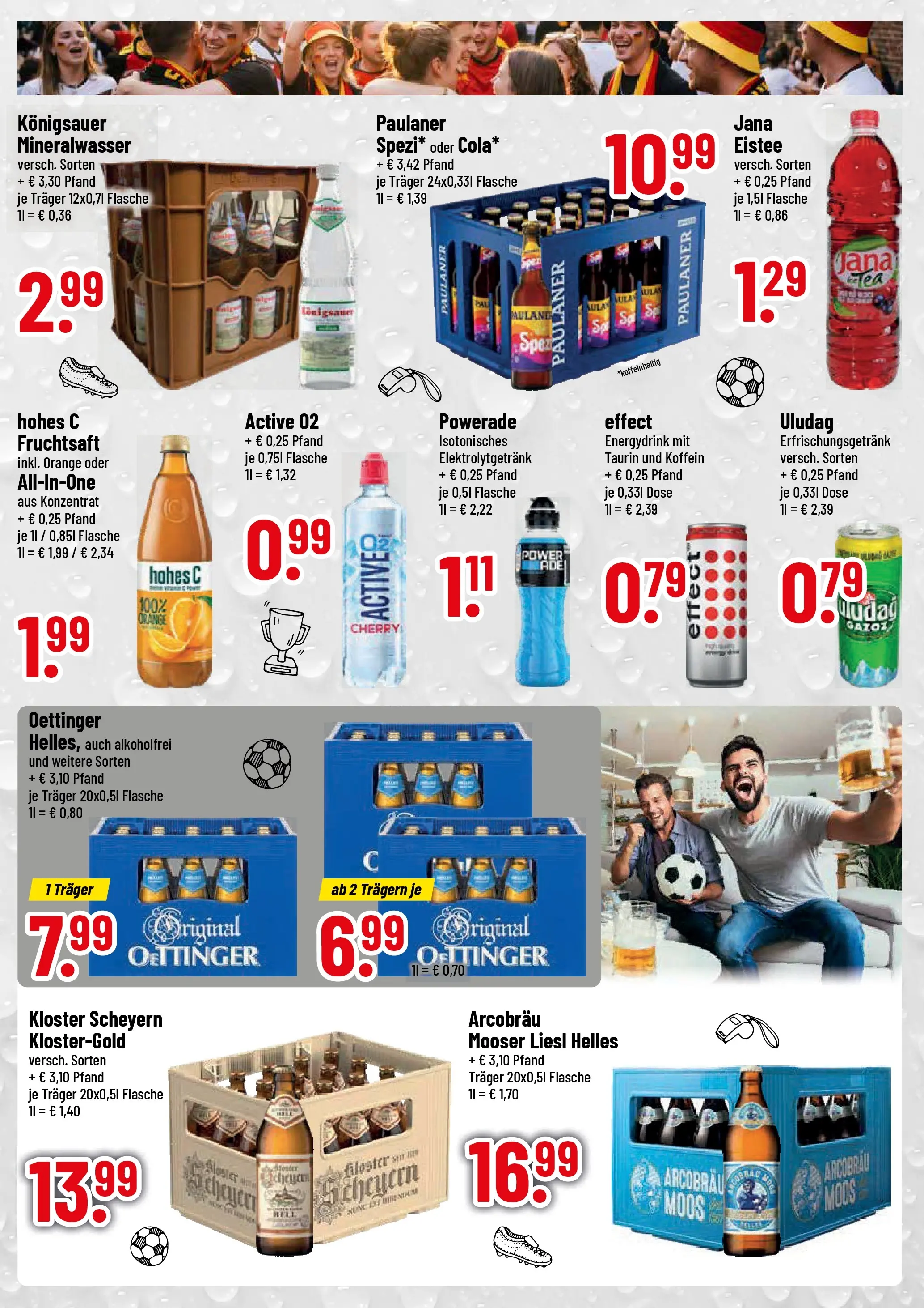 Trinkgut Prospekt Pfaffenhofen/Ilm (ab 12.07.2026) » Angebote online | Seite: 3 | Produkte: Oettinger, Powerade, Fruchtsaft, Paulaner
