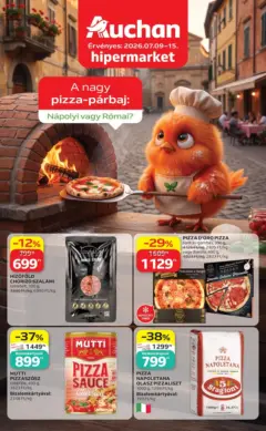 Auchan A nagy pizza-párbaj Székesfehérvár - amely érvényes a következő dátumtól: 2026.07.09.