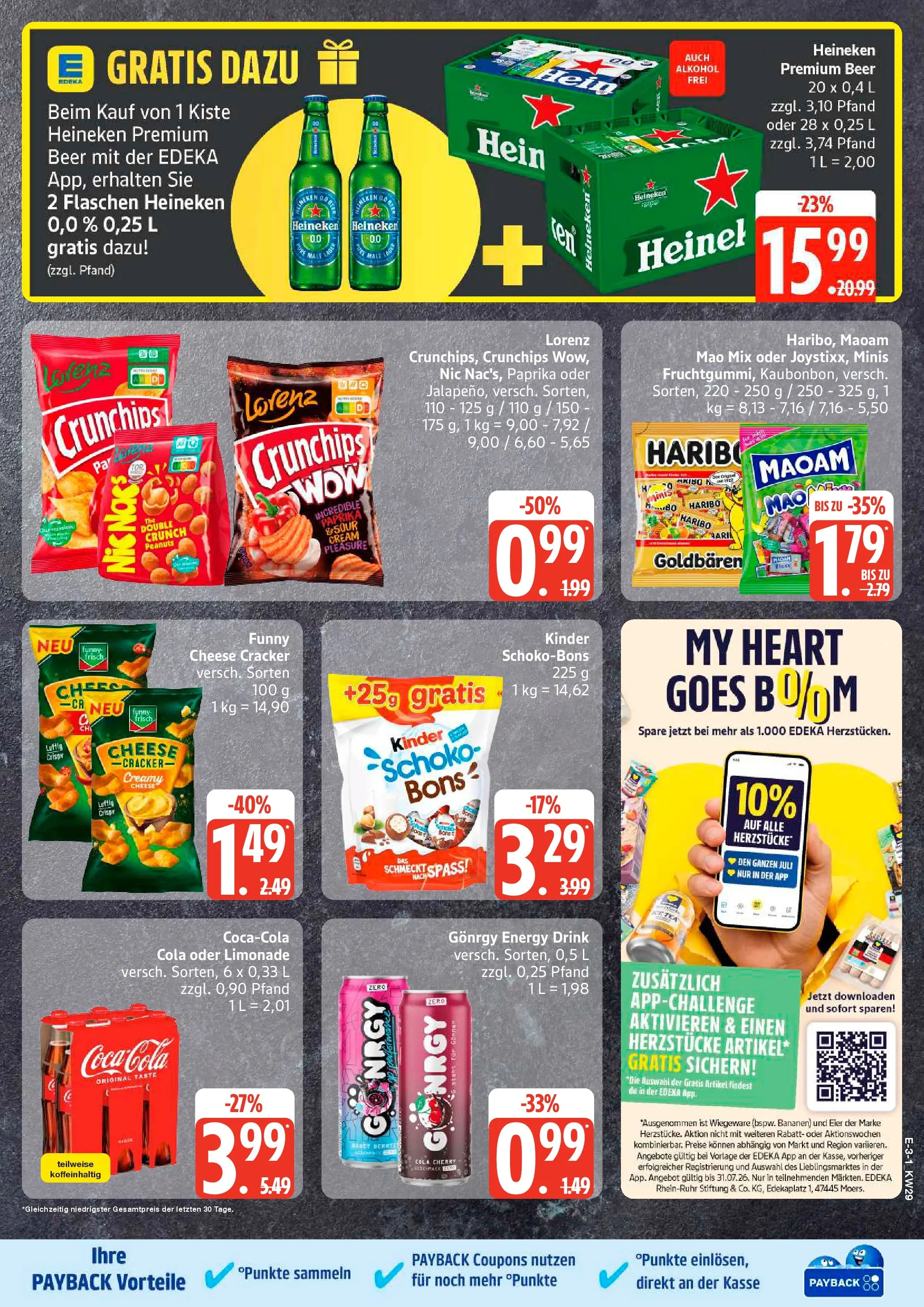 Edeka prospekt Husum (ab 13.07.2026) » Angebote Online | Seite: 4 | Produkte: Haribo, Funny frisch, Bananen, Paprika