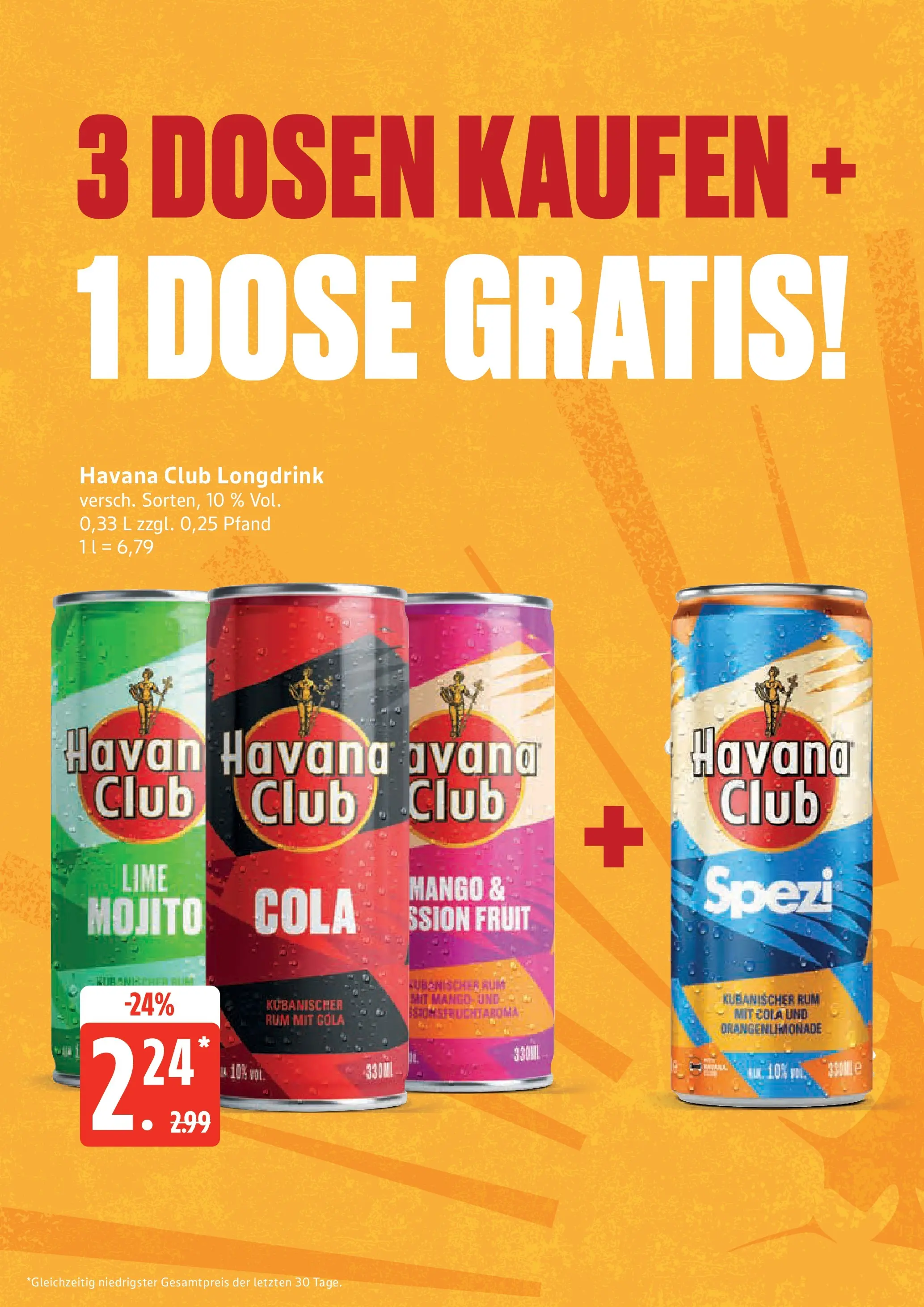 Edeka prospekt Husum (ab 13.07.2026) » Angebote Online | Seite: 3 | Produkte: Havana club, Cola, Rum, Mango