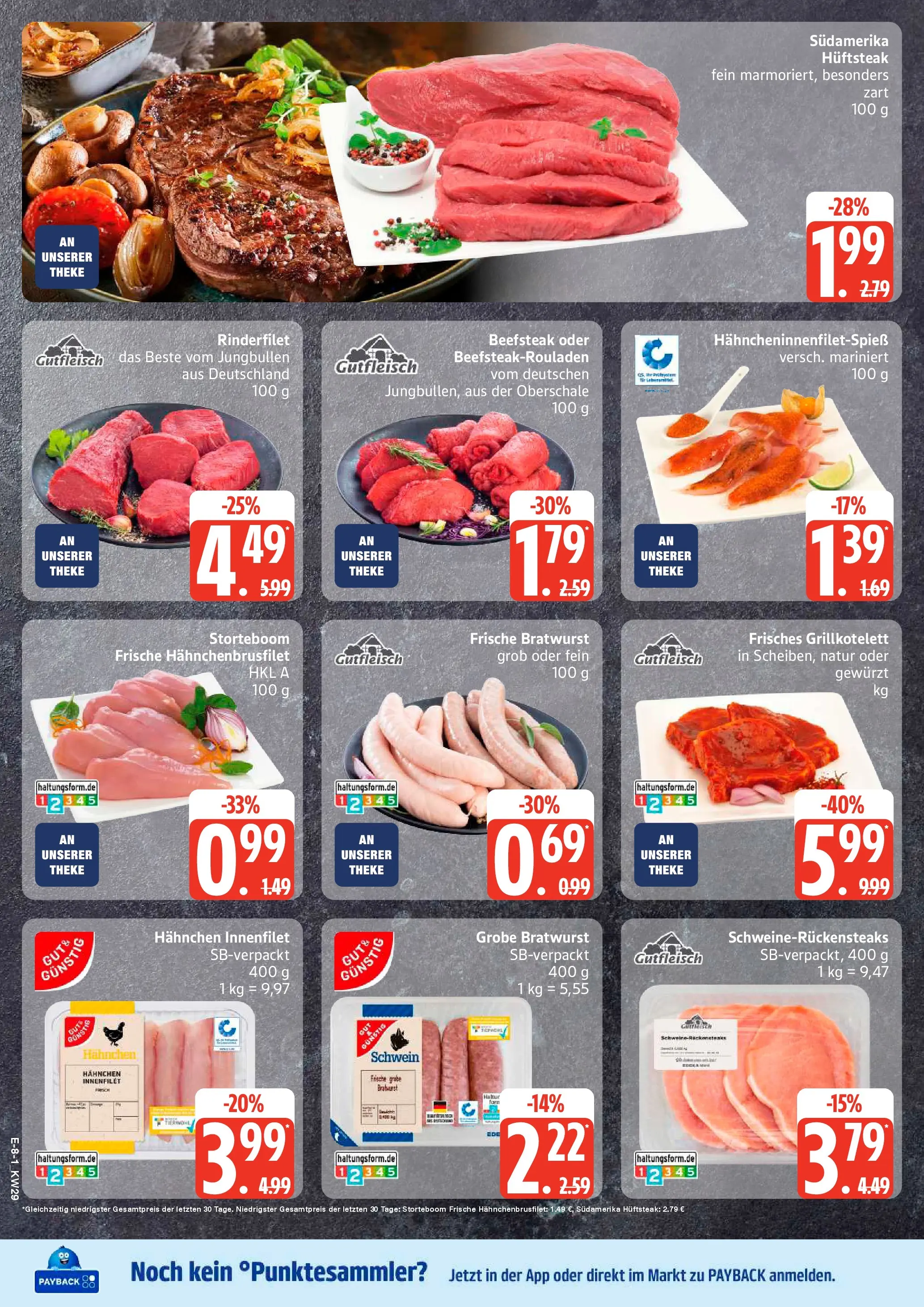 Edeka prospekt Hamburg (ab 13.07.2026) » Angebote Online | Seite: 10 | Produkte: Hahnchen, Theke, Rinderfilet, Bratwurst