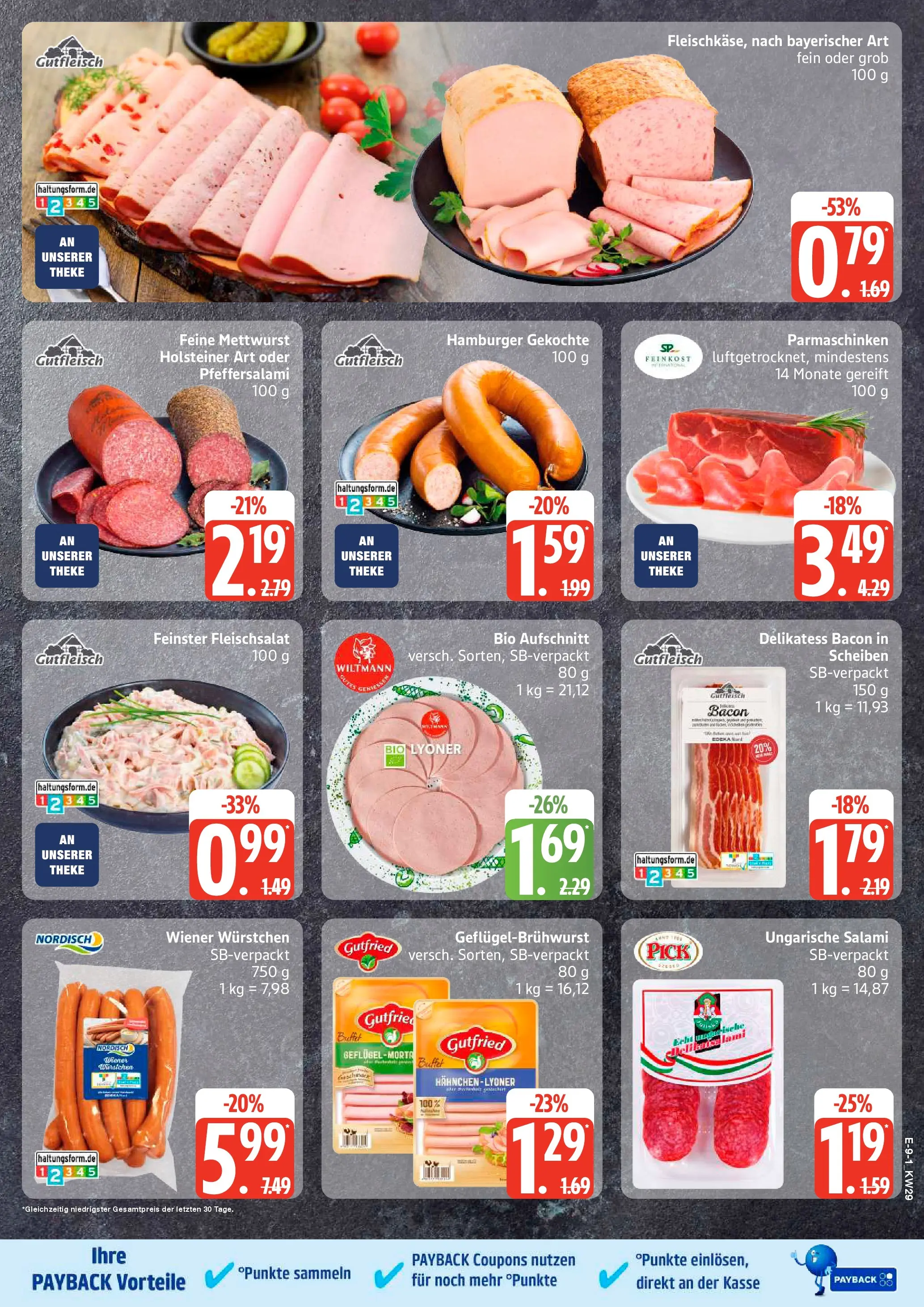 Edeka prospekt Husum (ab 13.07.2026) » Angebote Online | Seite: 11 | Produkte: Hahnchen, Wiener wurstchen, Theke, Salami