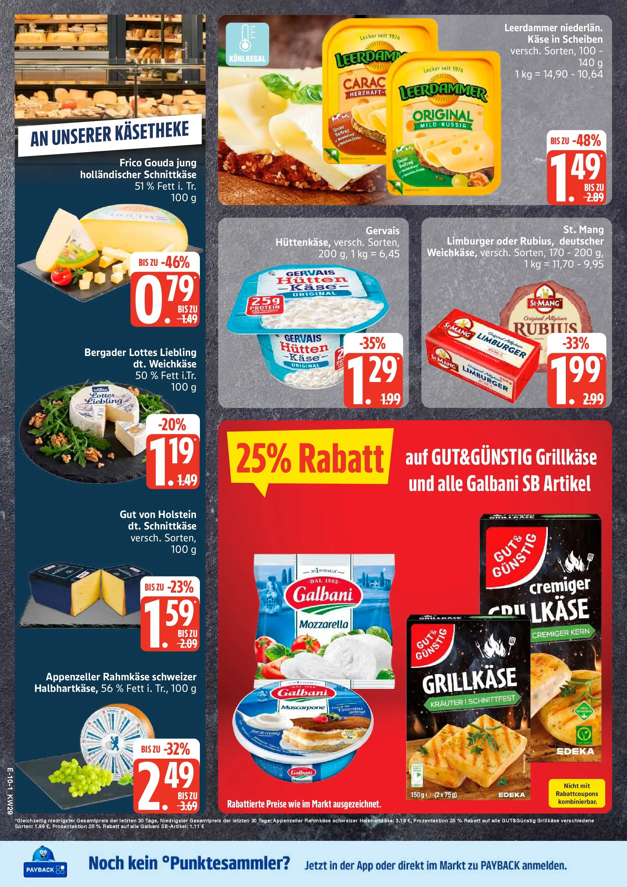 Edeka prospekt Husum (ab 13.07.2026) » Angebote Online | Seite: 12 | Produkte: Käse, Mascarpone, Gouda, Leerdammer
