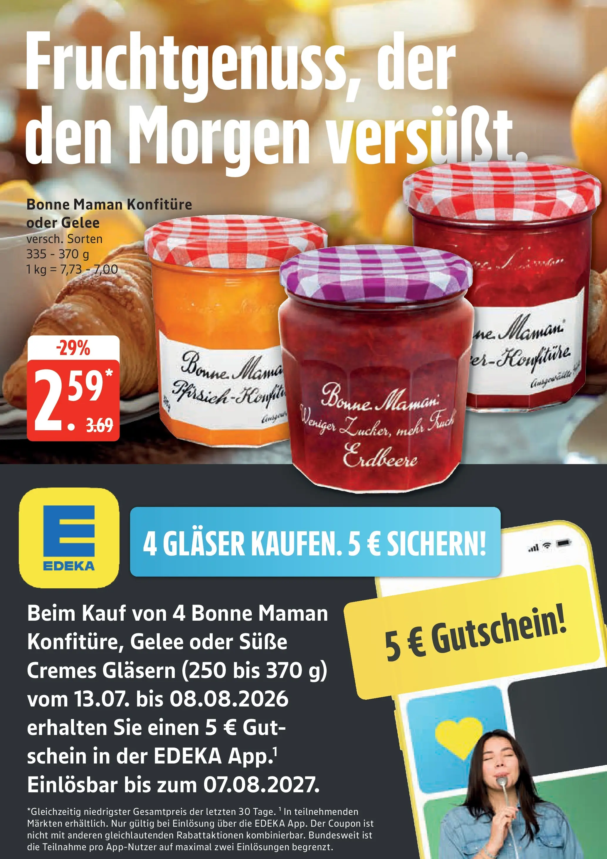 Edeka prospekt Husum (ab 13.07.2026) » Angebote Online | Seite: 15 | Produkte: Bonne maman