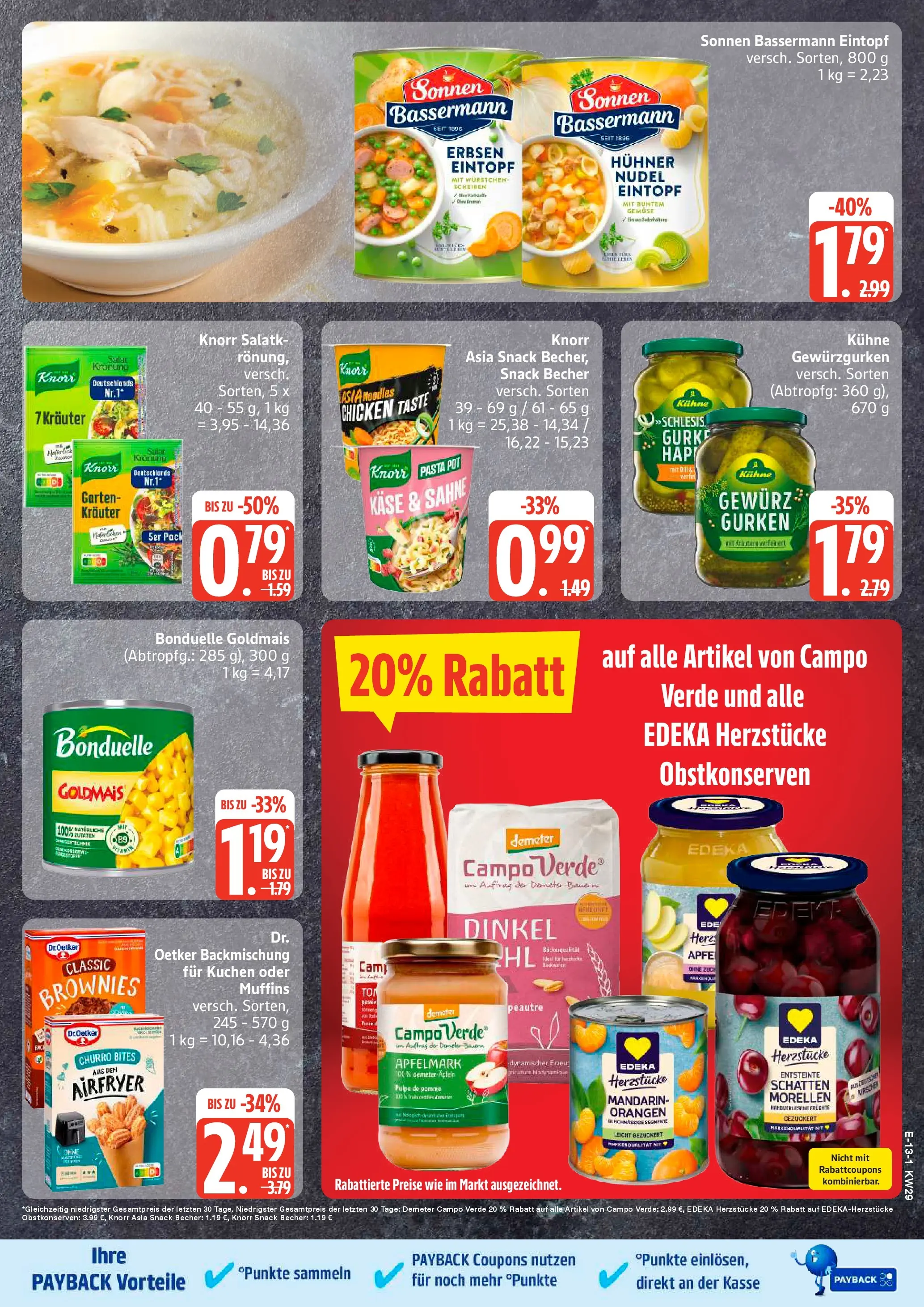 Edeka prospekt Husum (ab 13.07.2026) » Angebote Online | Seite: 16 | Produkte: Käse, Orangen, Kuchen, Sahne
