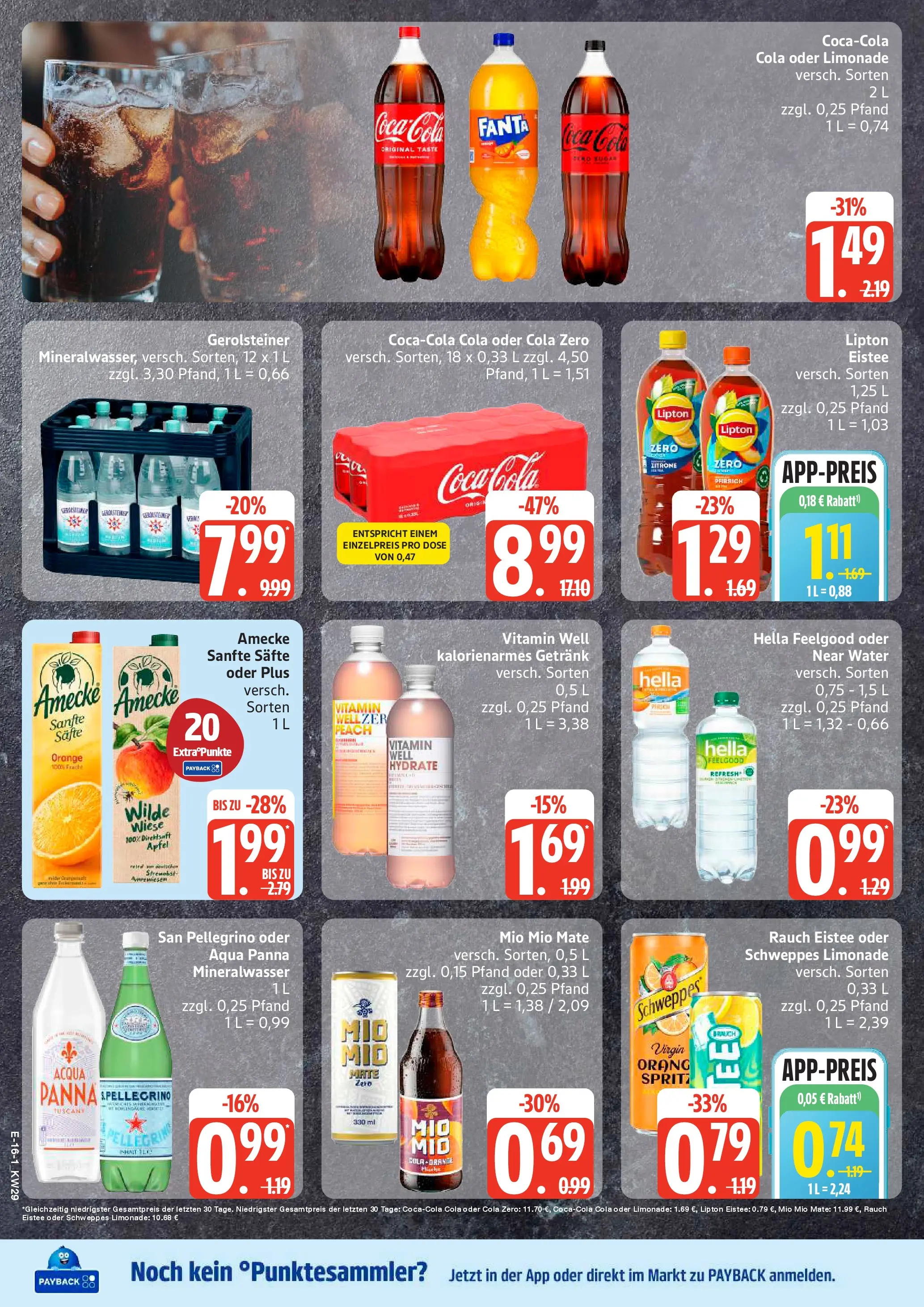 Edeka prospekt Husum (ab 13.07.2026) » Angebote Online | Seite: 20 | Produkte: Coca cola, Limonade, Mio mio mate, Schweppes