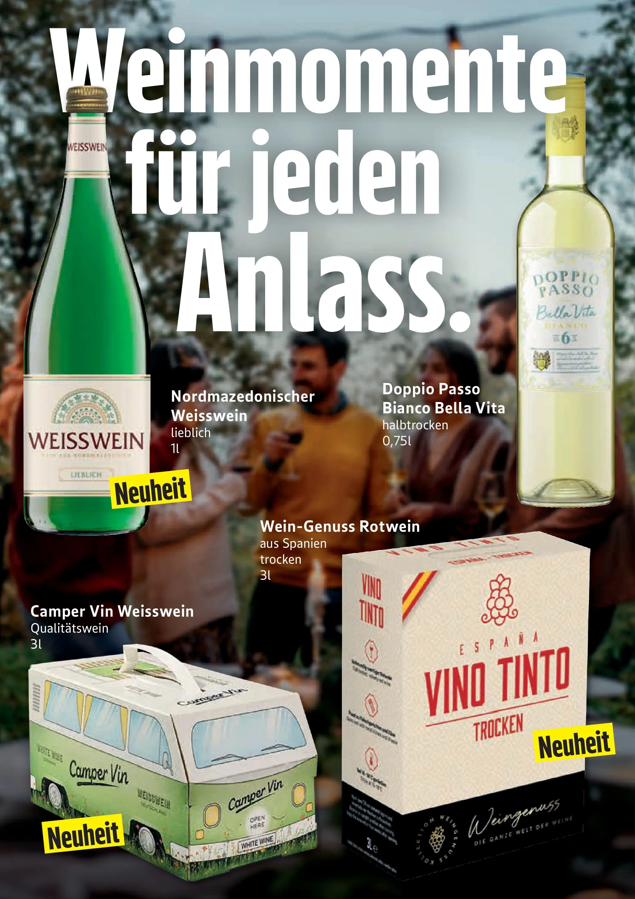 Edeka prospekt Husum (ab 13.07.2026) » Angebote Online | Seite: 23 | Produkte: Weißwein, Rotwein, Doppio Passo