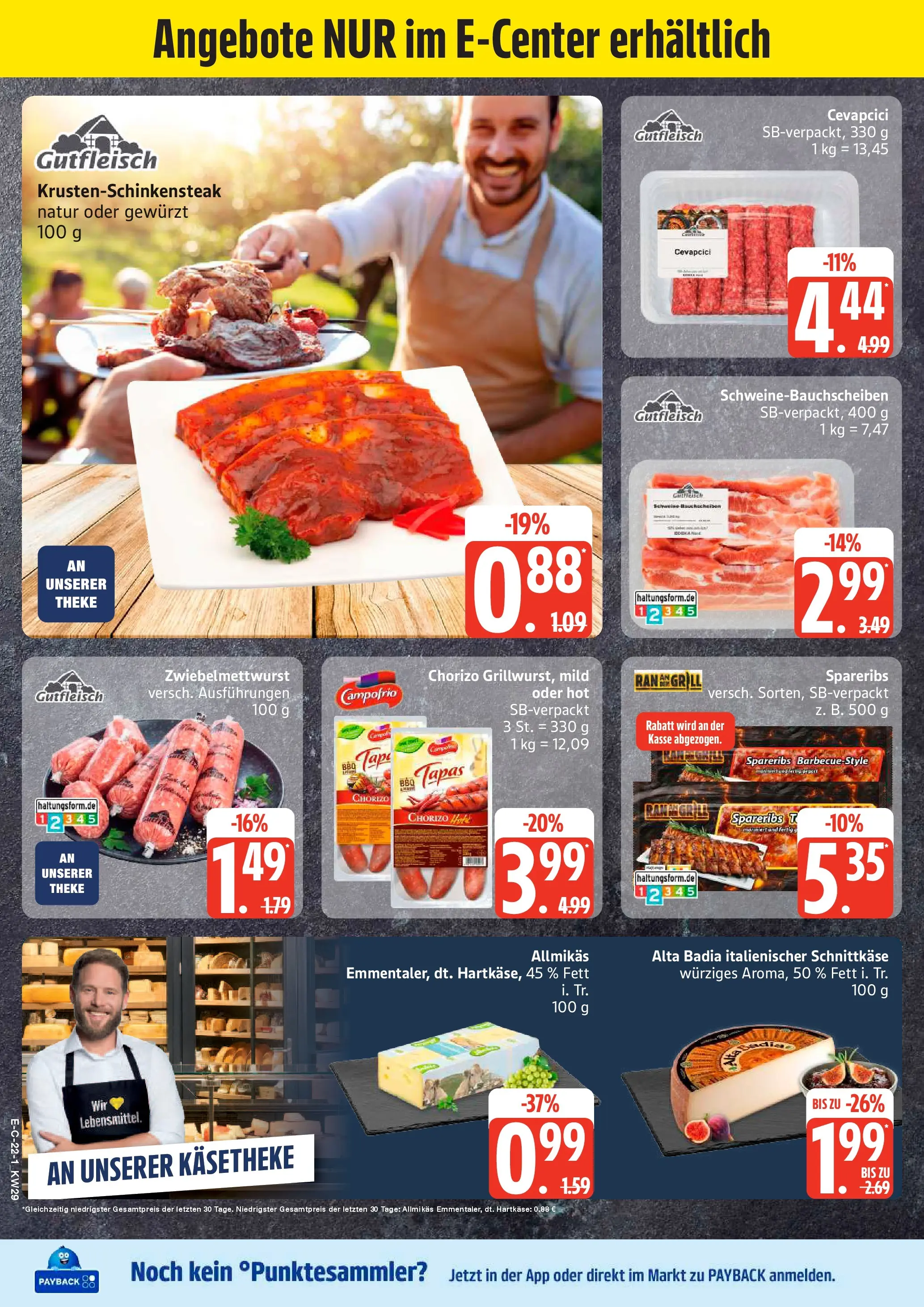 Edeka prospekt Hemmoor (ab 13.07.2026) » Angebote Online | Seite: 29 | Produkte: Theke, Cevapcici