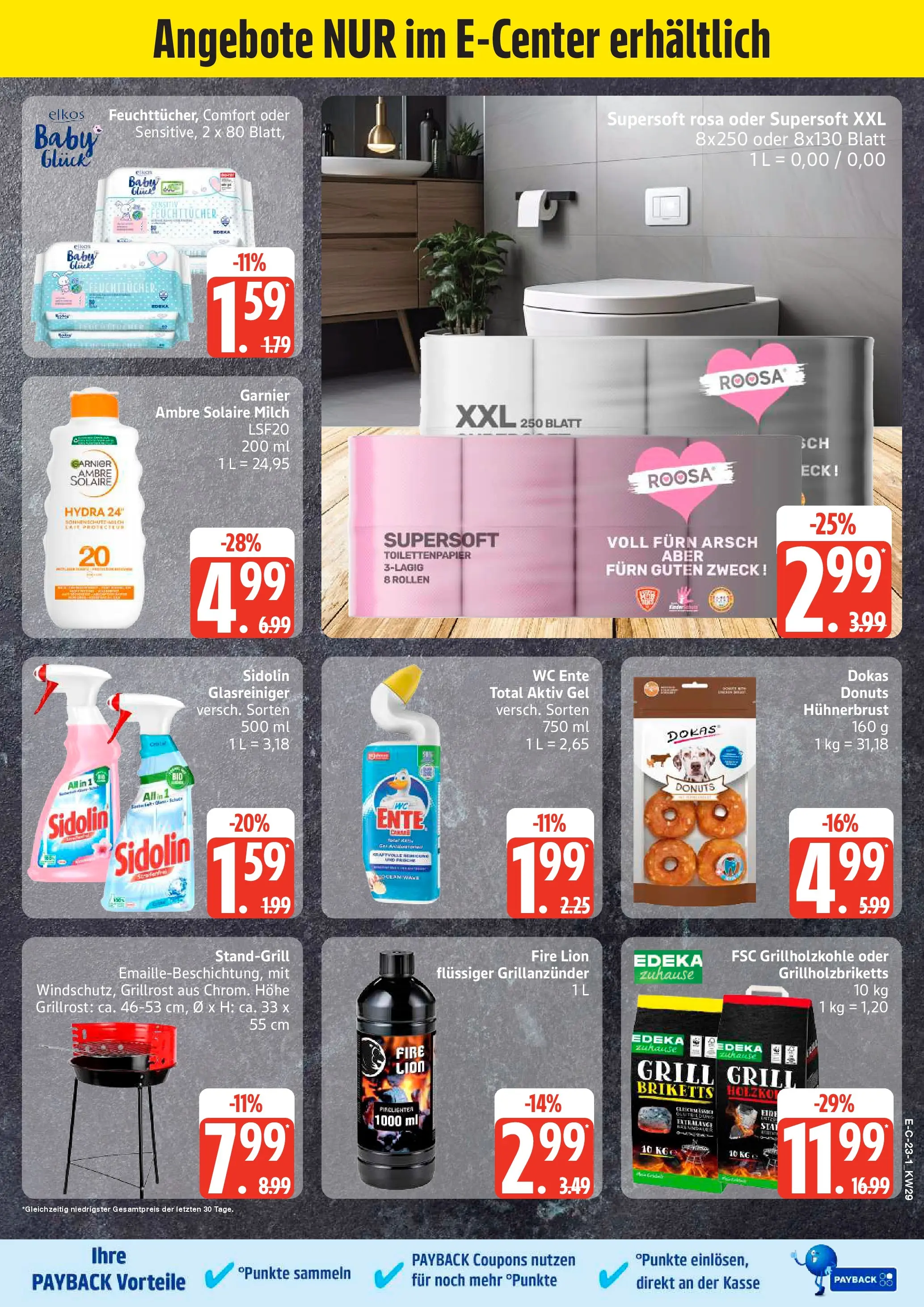 Edeka prospekt Hemmoor (ab 13.07.2026) » Angebote Online | Seite: 30 | Produkte: Milch, Donuts, Ente, Toilettenpapier