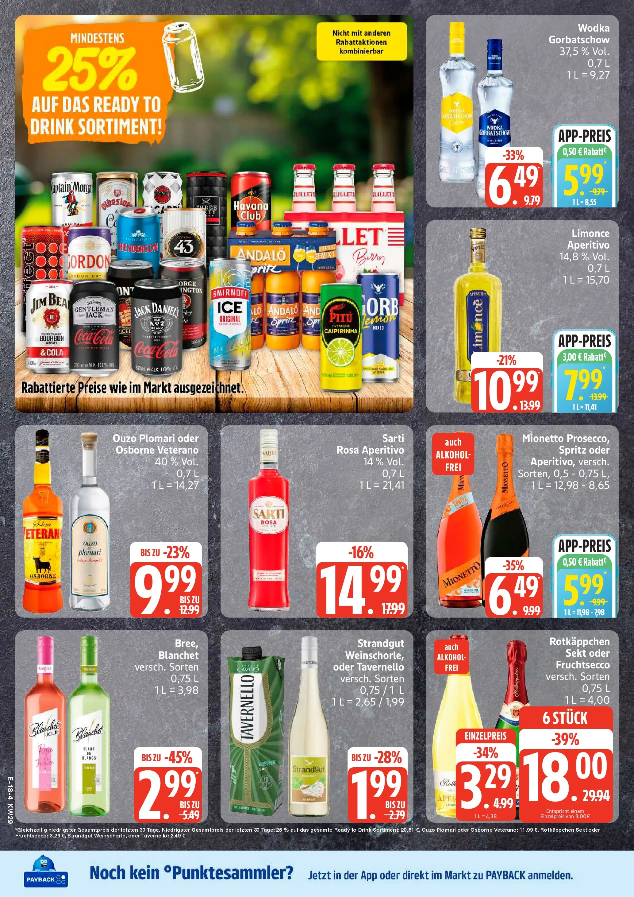 Edeka prospekt Dobbertin (ab 13.07.2026) » Angebote Online | Seite: 22 | Produkte: Rotkappchen sekt, Fruchtsecco, Bourbon, Ouzo plomari