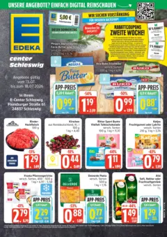 Edeka Prospekt Schleswig ab 13.07.2026 gültig | Seite: 22 | Produkte: Theke, Cevapcici