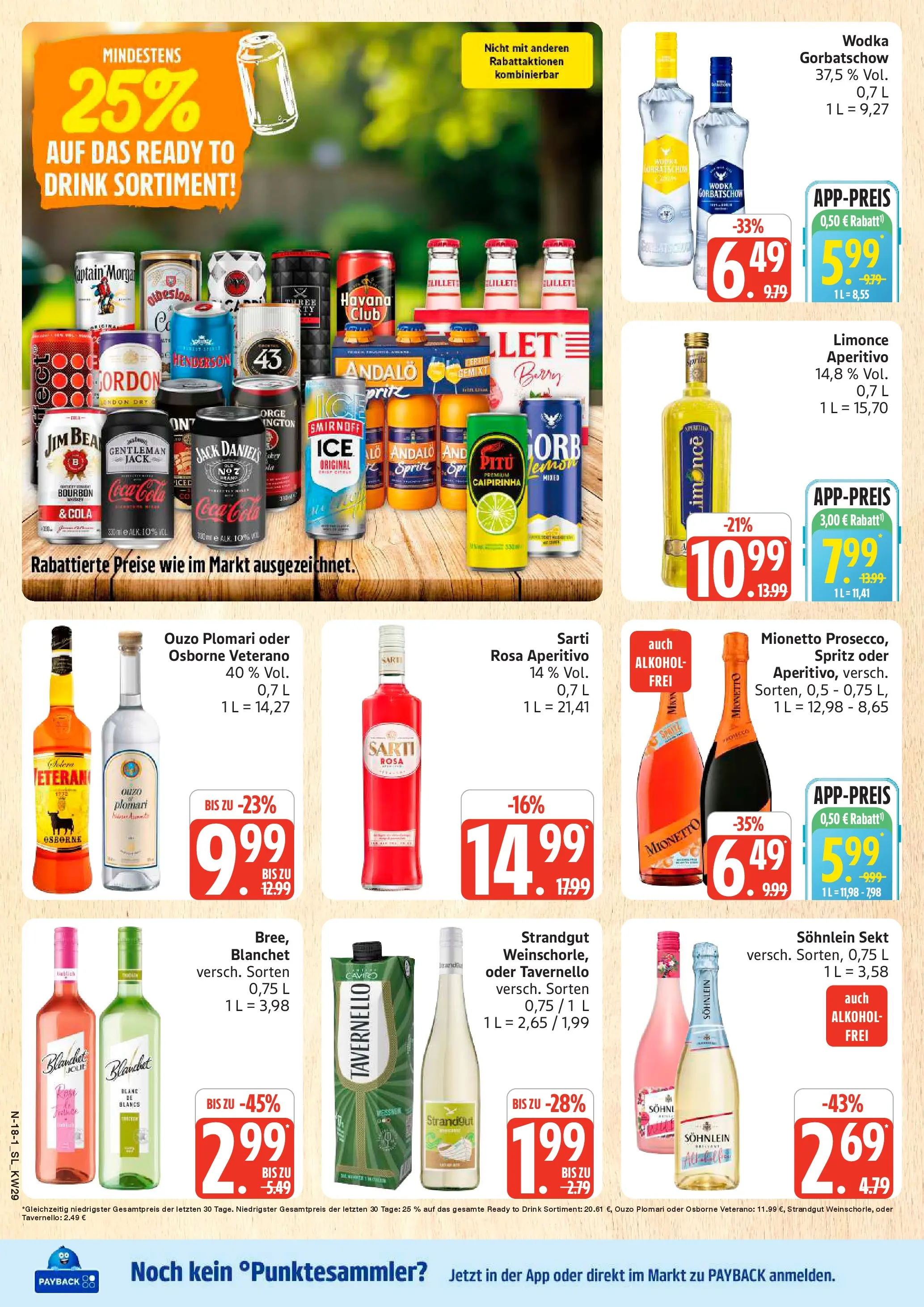 Edeka prospekt Schleswig (ab 13.07.2026) » Angebote Online | Seite: 18 | Produkte: Cola, Jack Daniel's, Wodka gorbatschow, Wodka