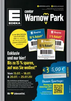 Edeka prospekt Rostock ab 13.07.2026 gültig