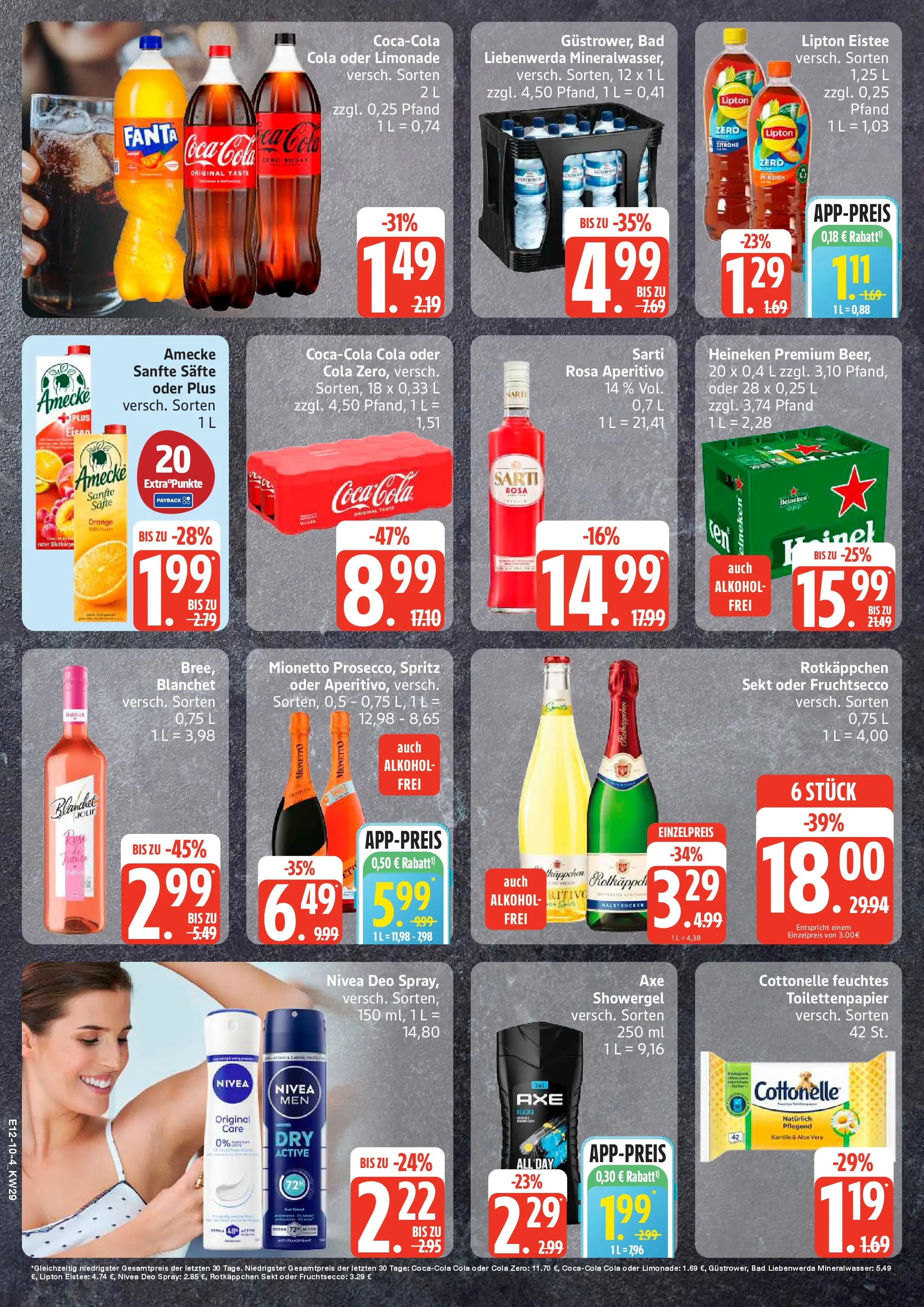 Edeka prospekt Woldegk (ab 13.07.2026) » Angebote Online | Seite: 10 | Produkte: Coca cola, Heineken, Rotkäppchen, Toilettenpapier