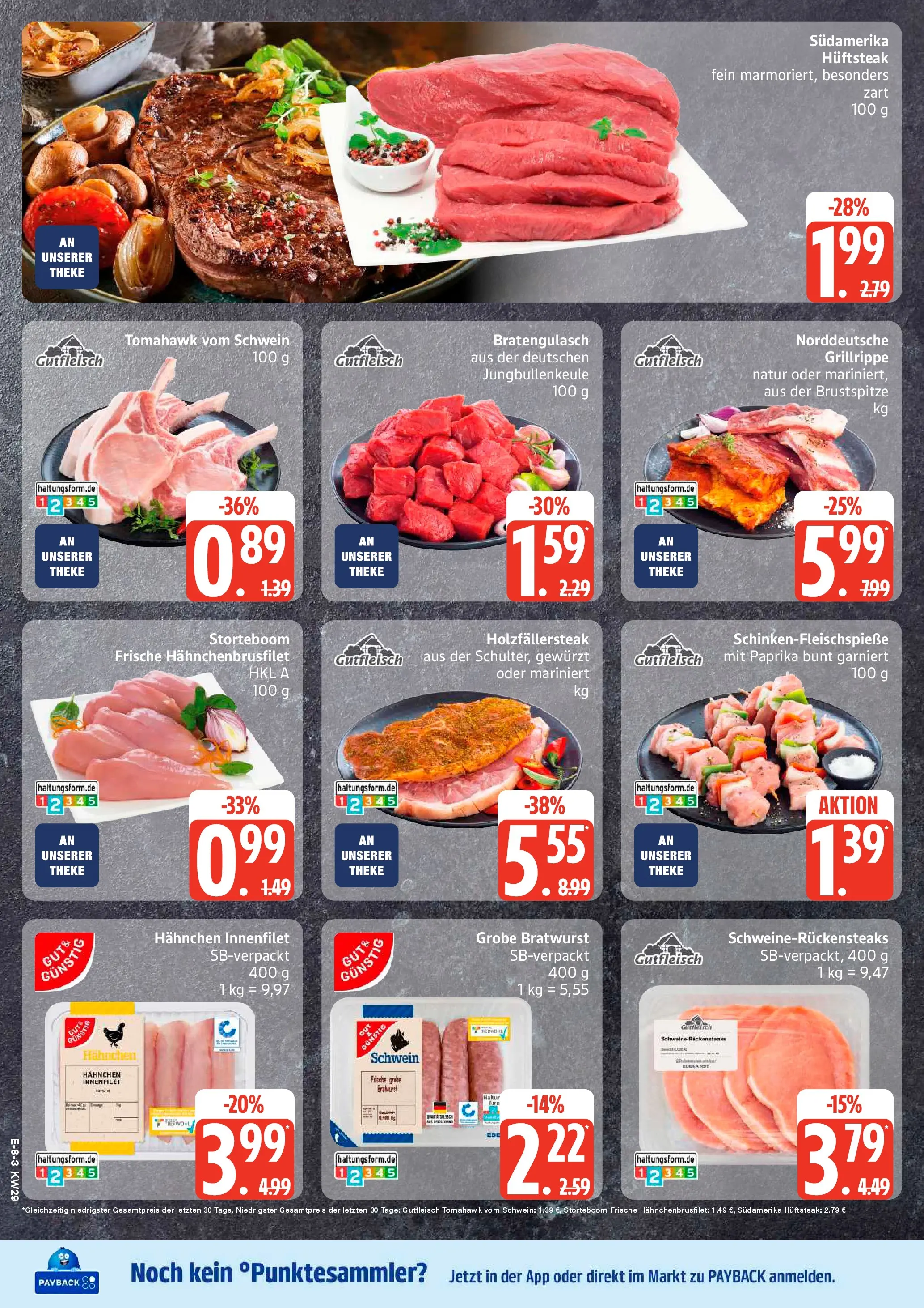 Edeka prospekt Schwarzenbek (ab 13.07.2026) » Angebote Online | Seite: 10 | Produkte: Hahnchen, Theke, Bratwurst, Paprika